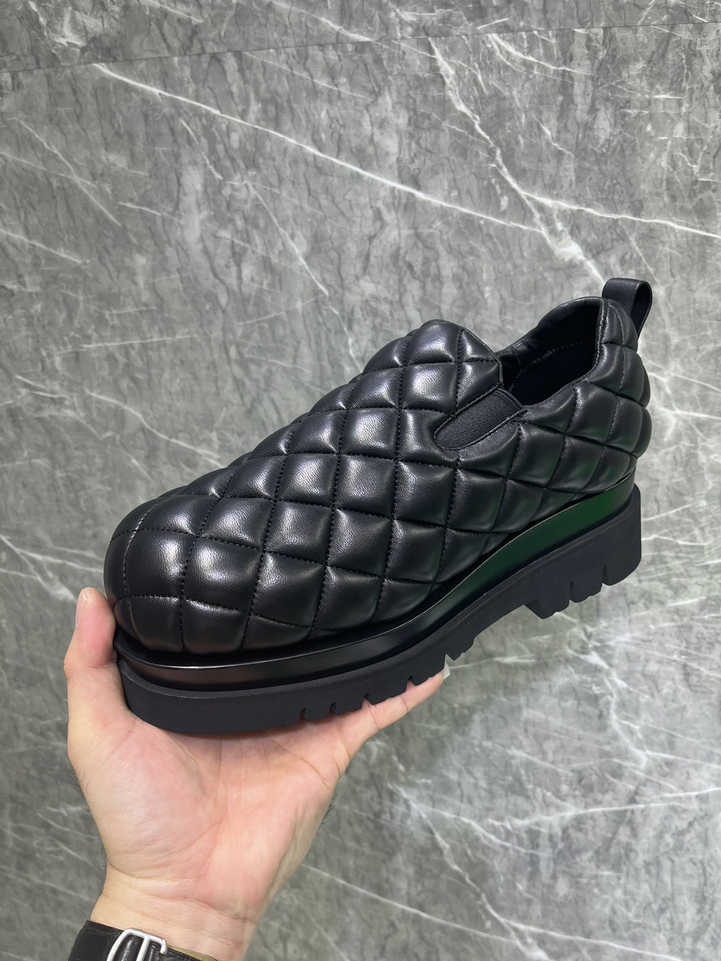 Bottega Veneta Male Basic Shoes Black M