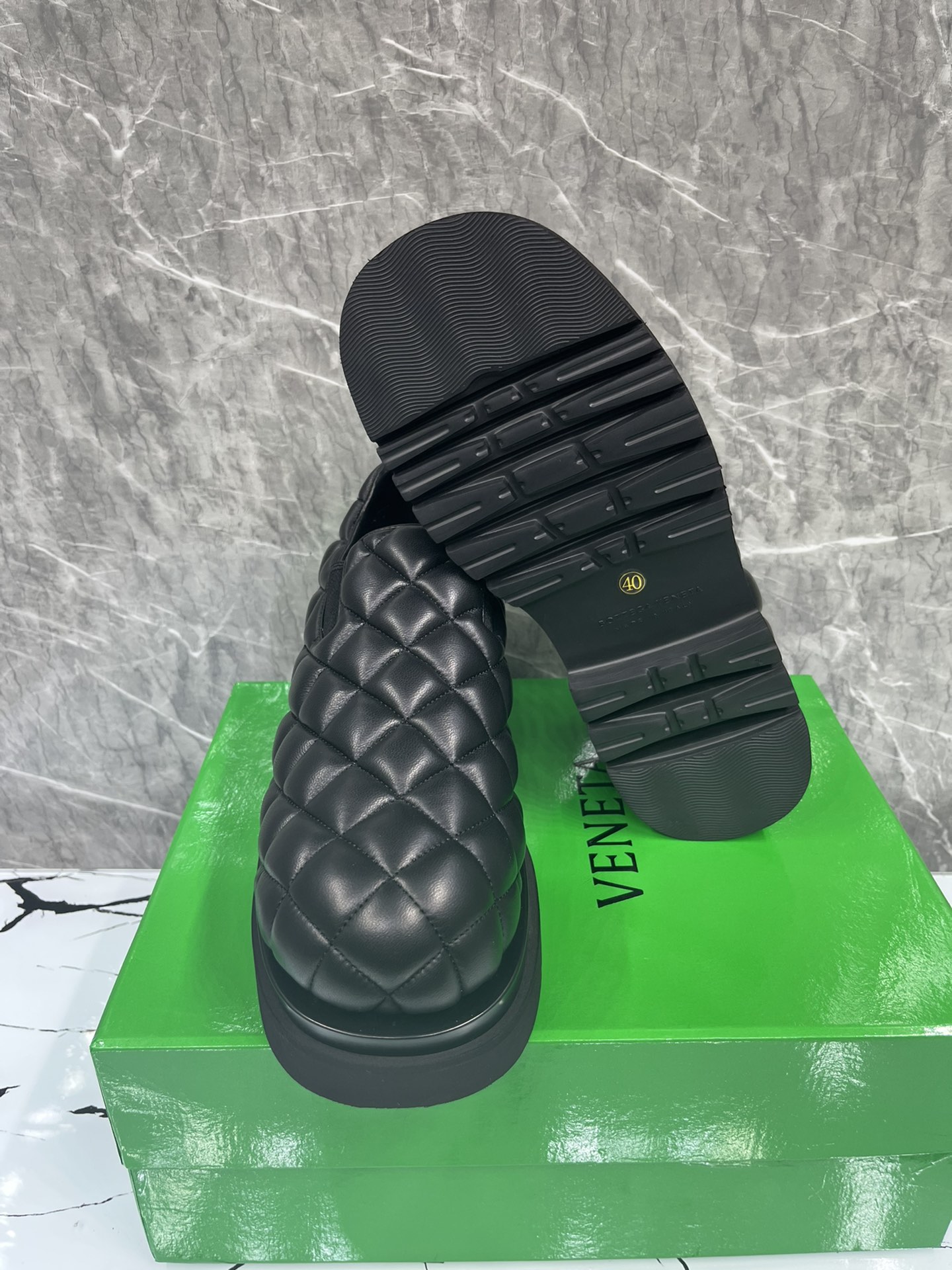 Bottega Veneta Male Basic Shoes Black M