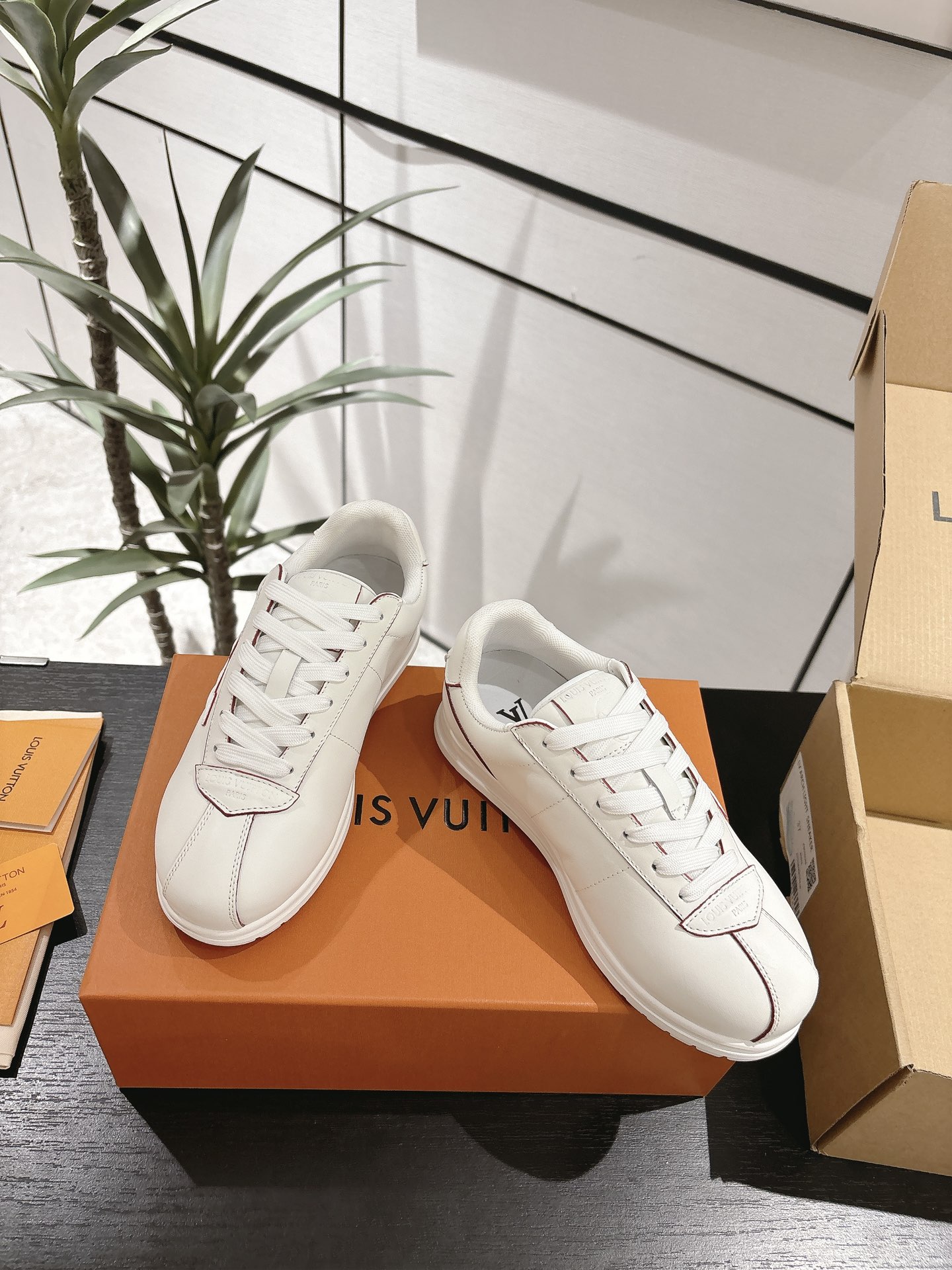 Louis Vuitton Couple Basic Shoes 45-m-l