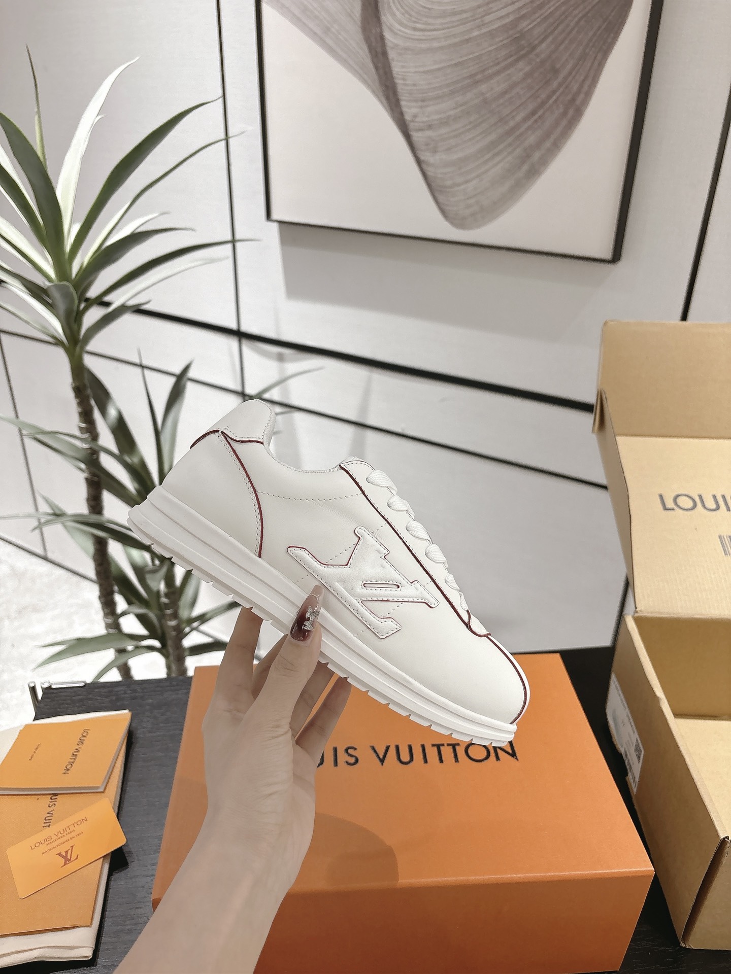 Louis Vuitton Couple Basic Shoes 45-m-l