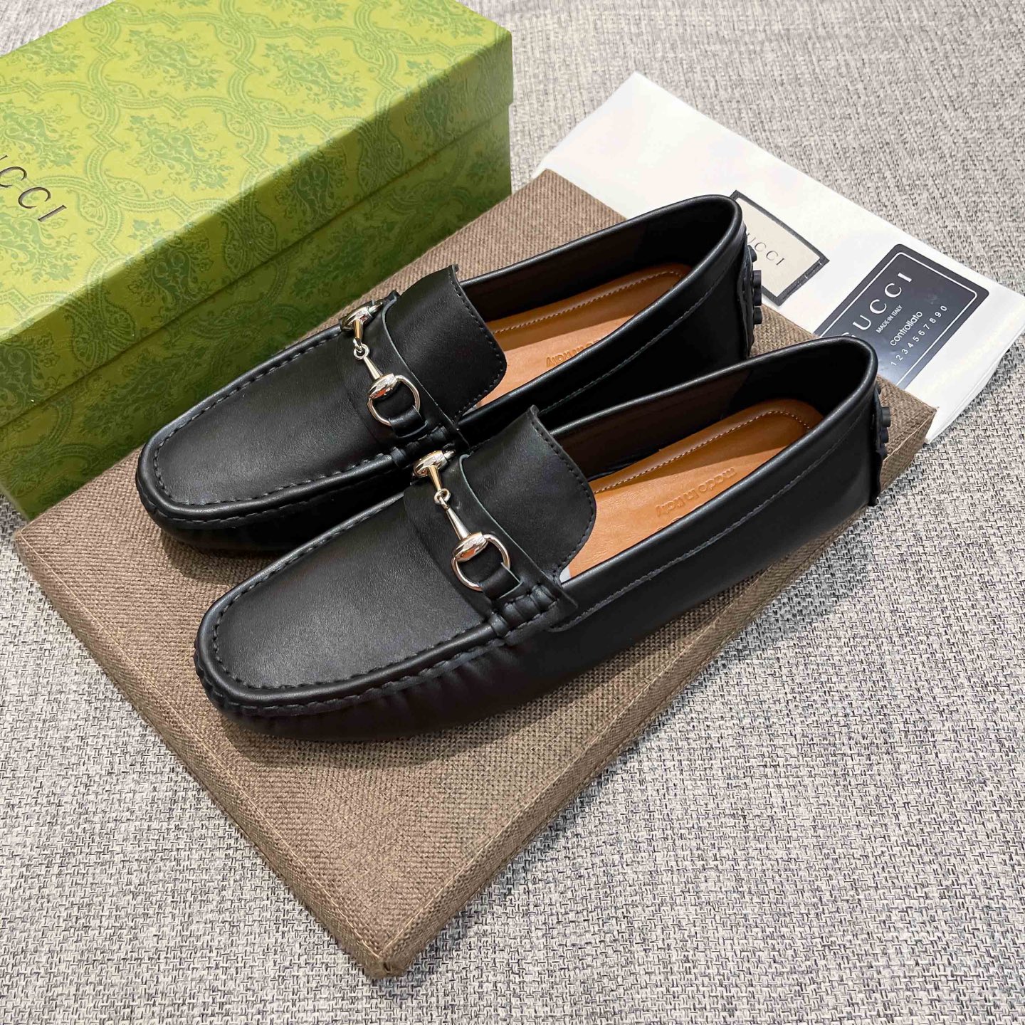 Gucci Male Loafers Cow Leather