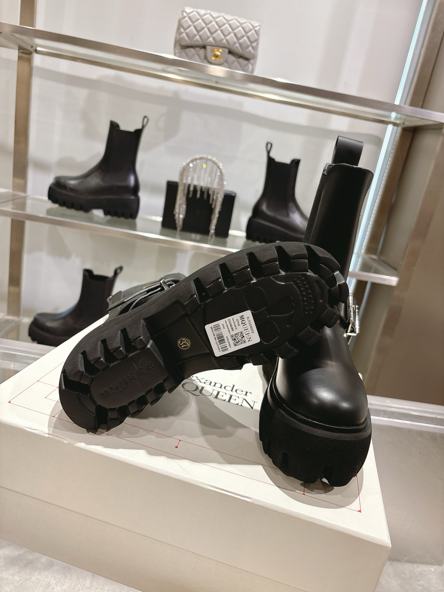 Alexander Mcqueen Male Basic Shoes Black M-s