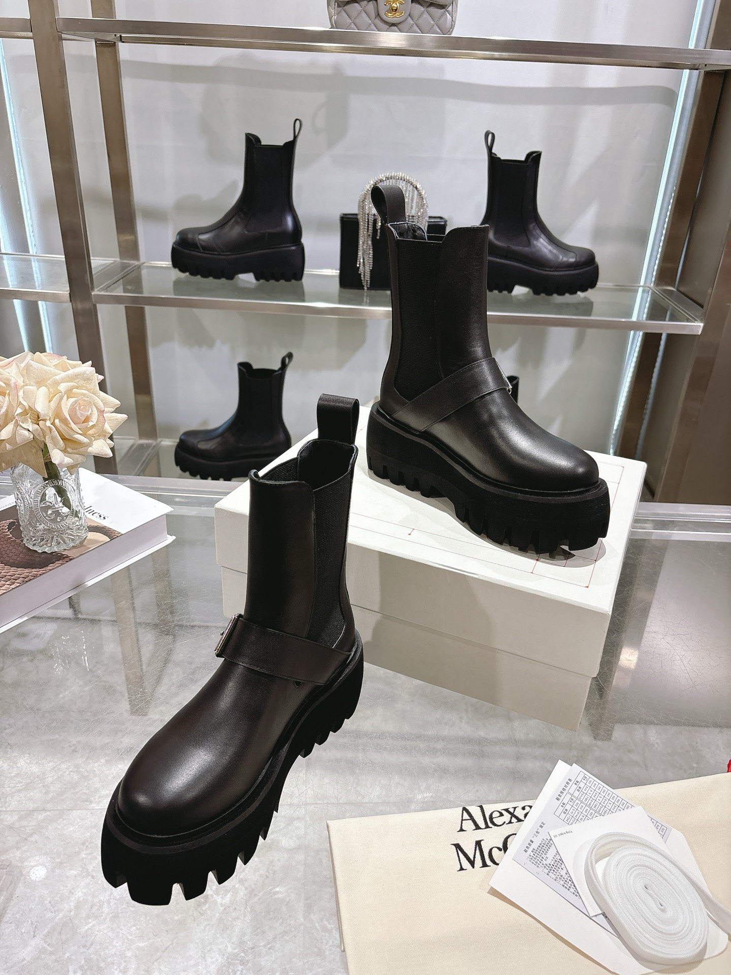 Alexander Mcqueen Male Basic Shoes Black M-s