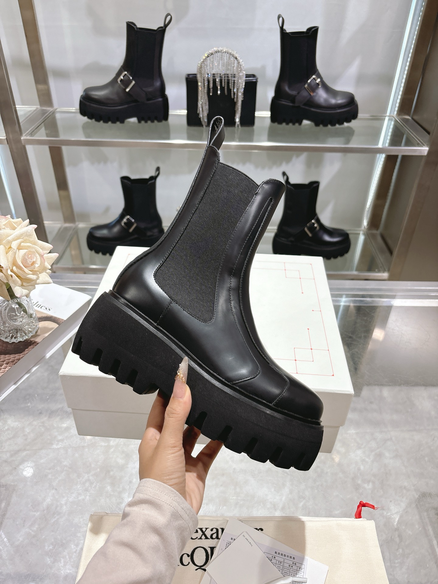 Alexander Mcqueen Male Basic Shoes Black M-s