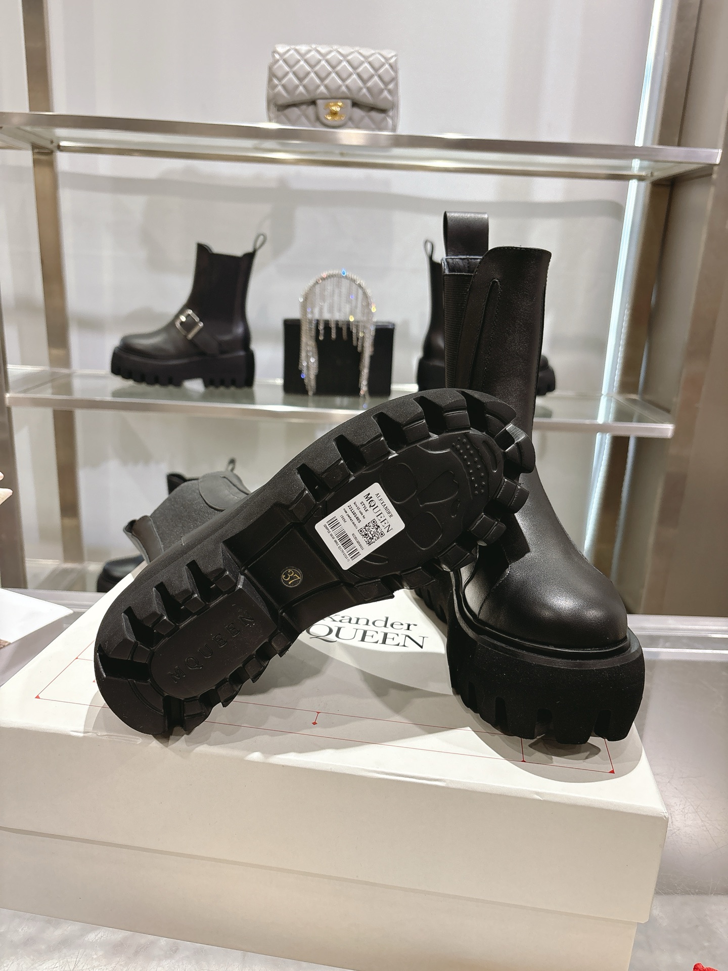 Alexander Mcqueen Male Basic Shoes Black M-s