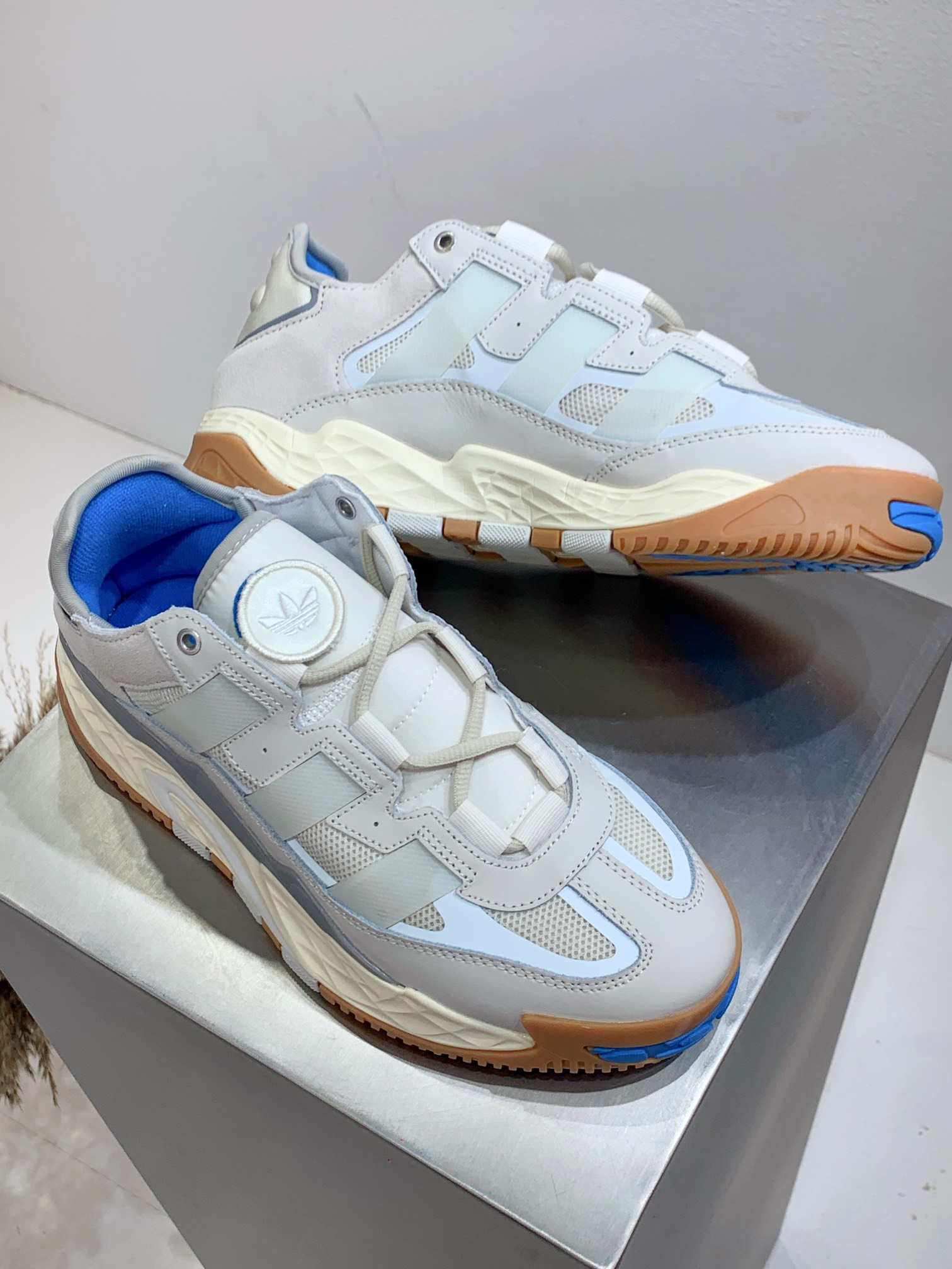 Male Running Shoes White Breathable L-s