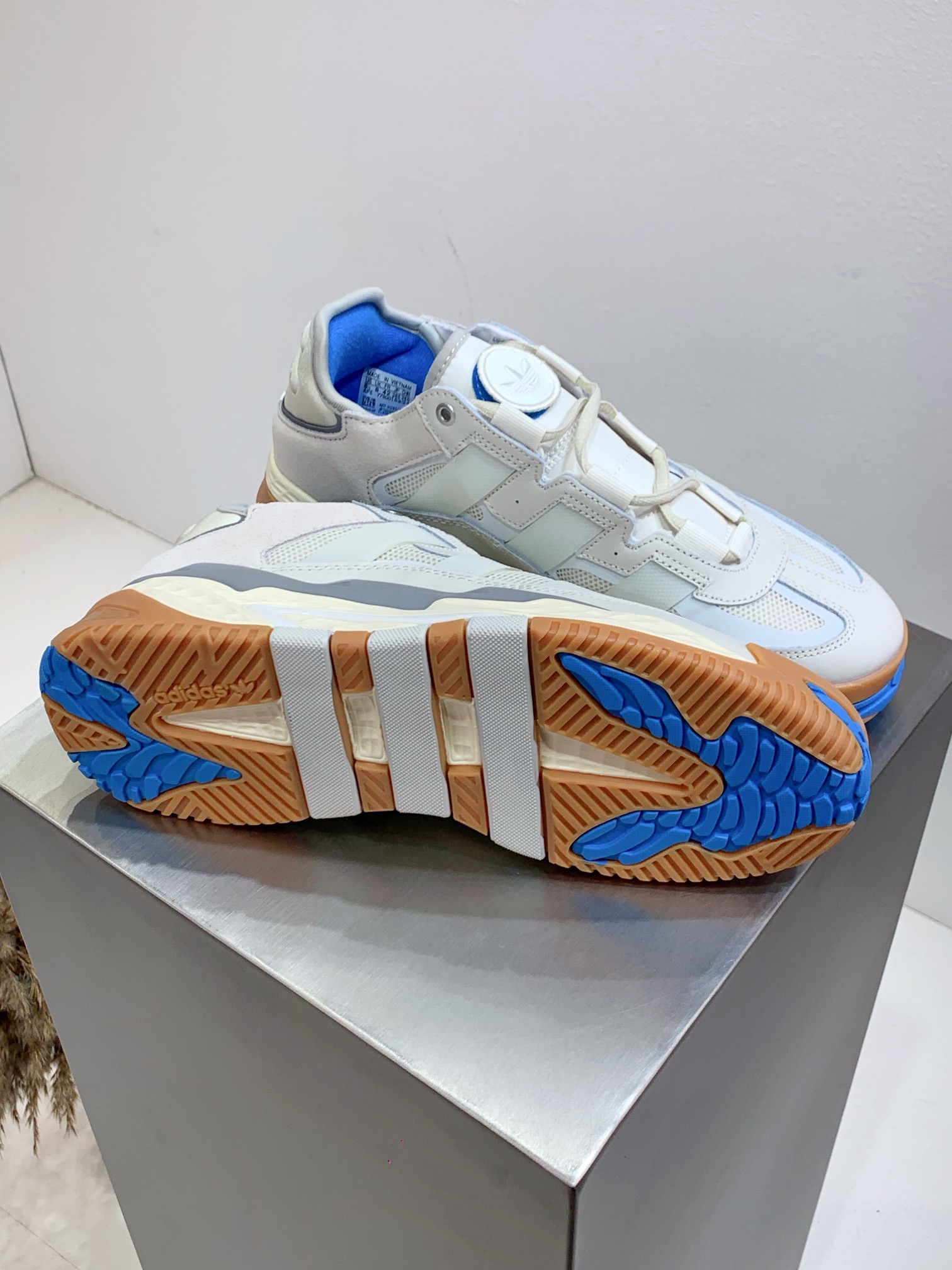 Male Running Shoes White Breathable L-s