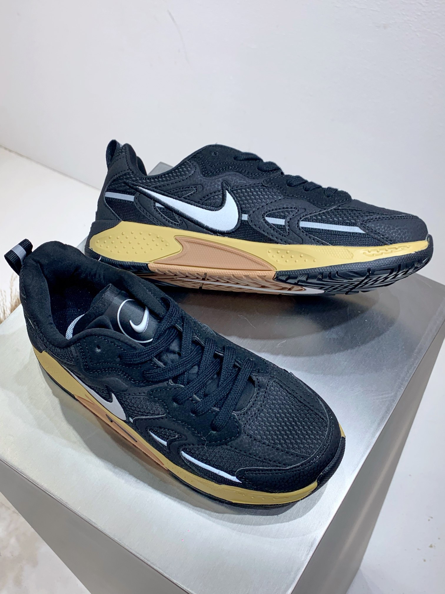Nike Board Shoes Black Breathable M-l-s