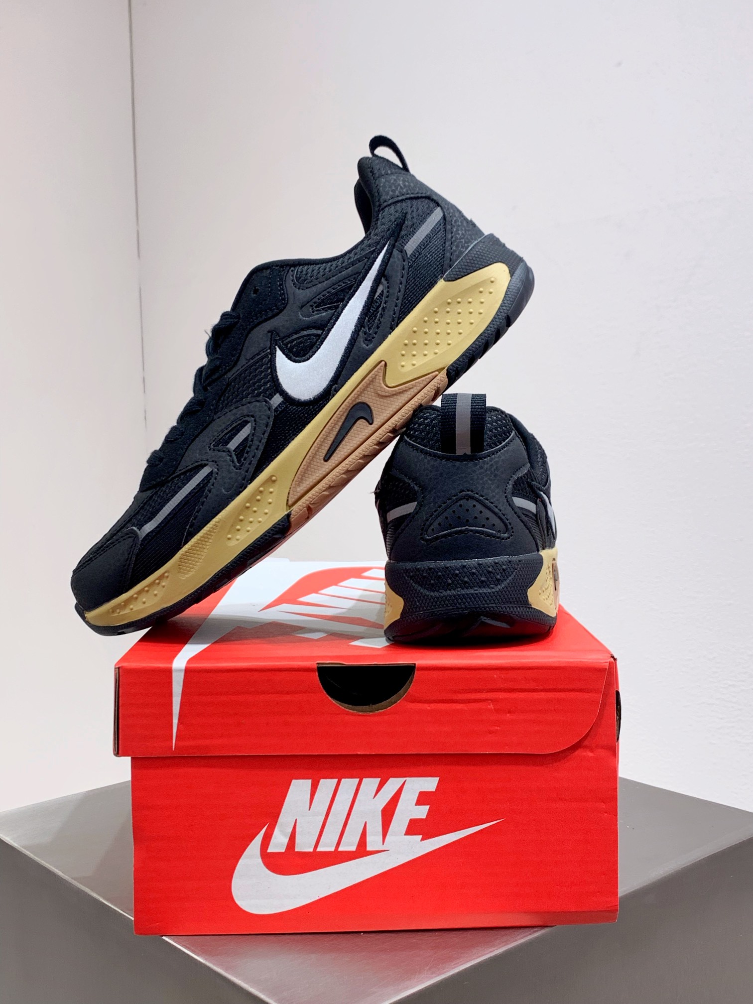 Nike Board Shoes Black Breathable M-l-s