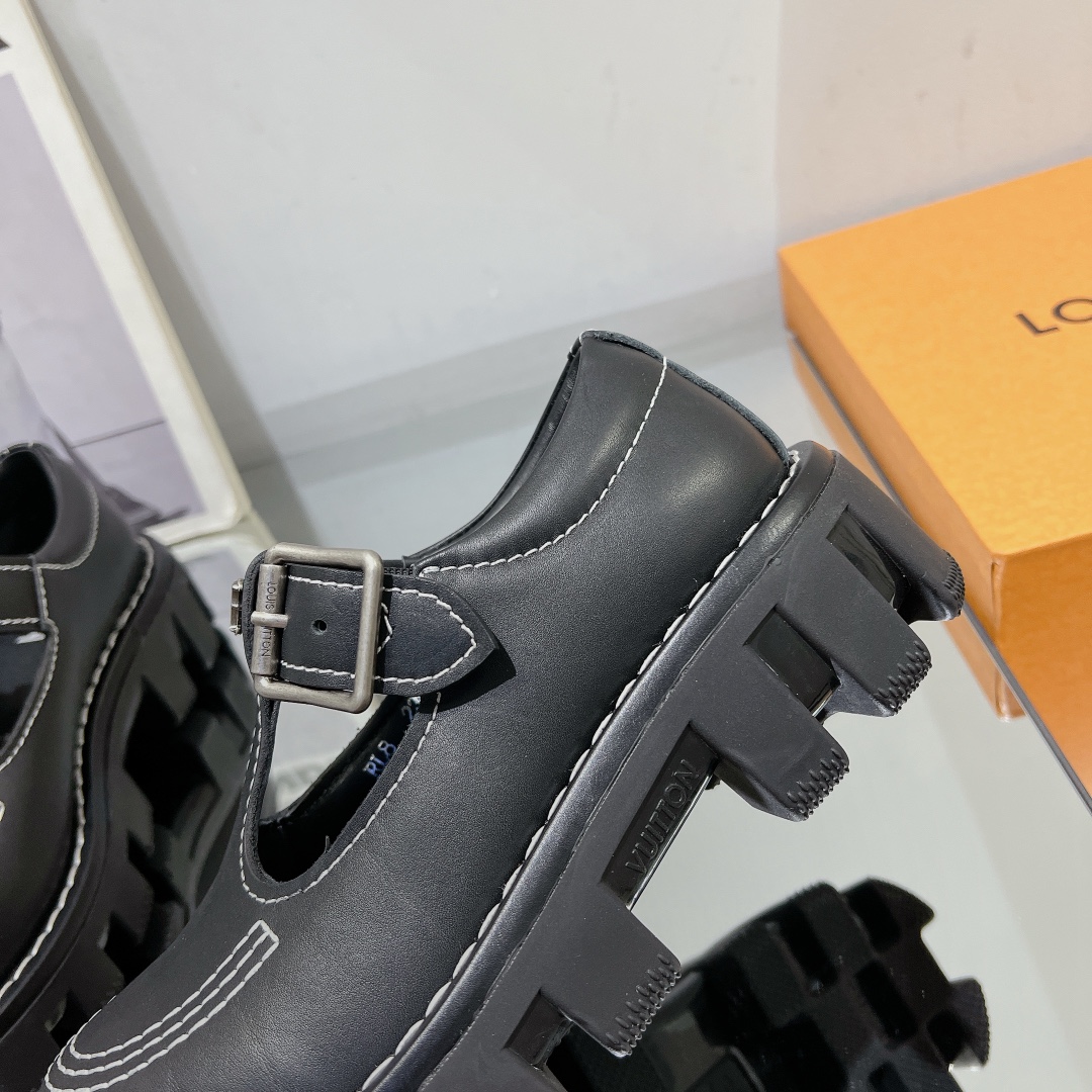 Louis Vuitton Male Leather Shoes Cow Leather M-l-s