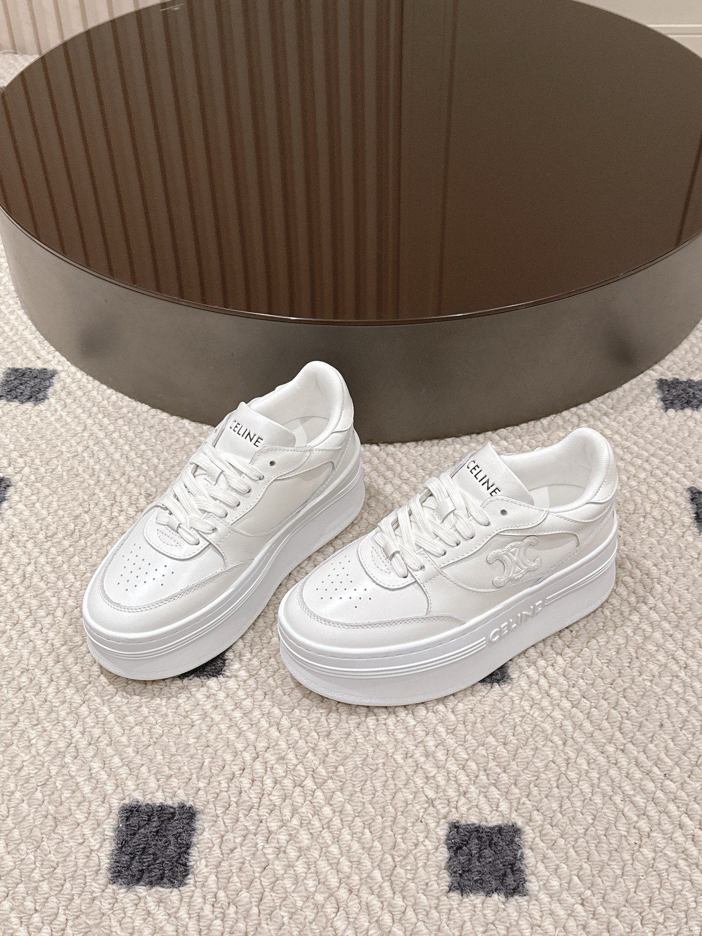 Celine Female Basic Shoes Gray L