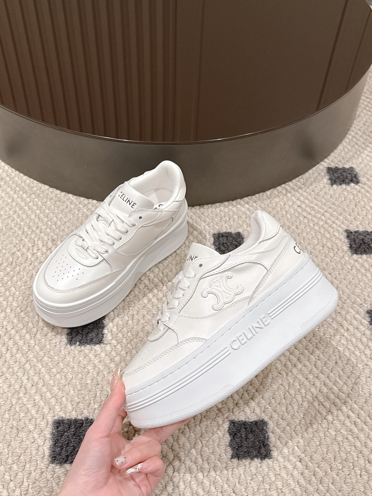Celine Female Basic Shoes Gray L