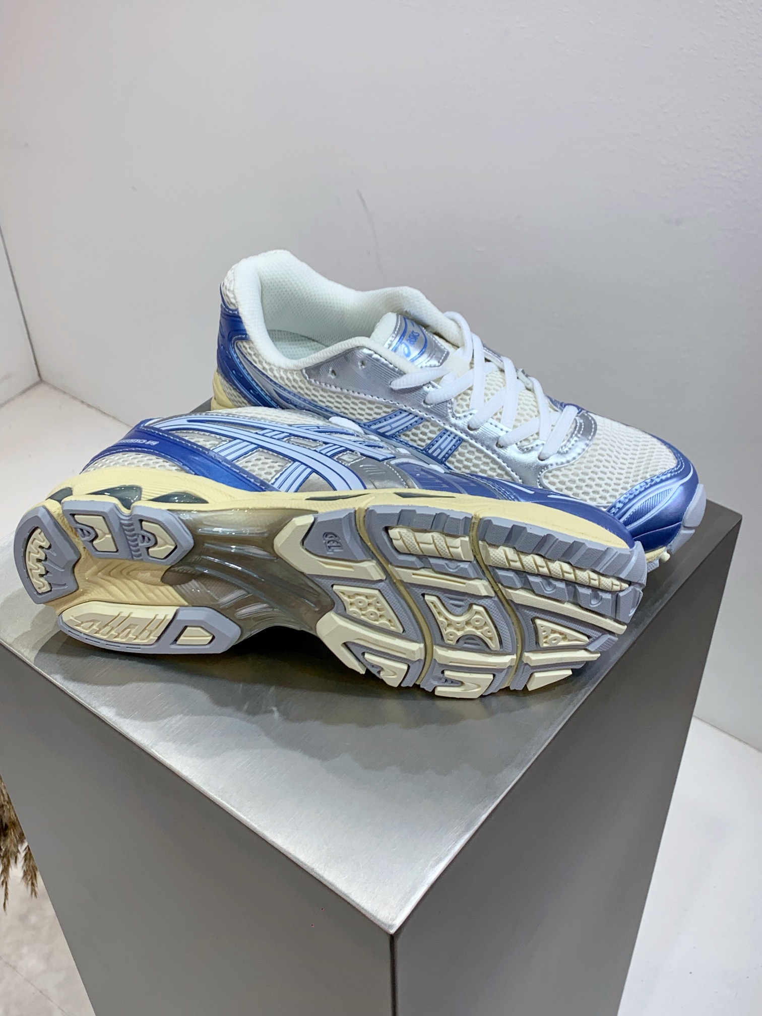 Asics Male Running Shoes Blue Breathable M-l-s