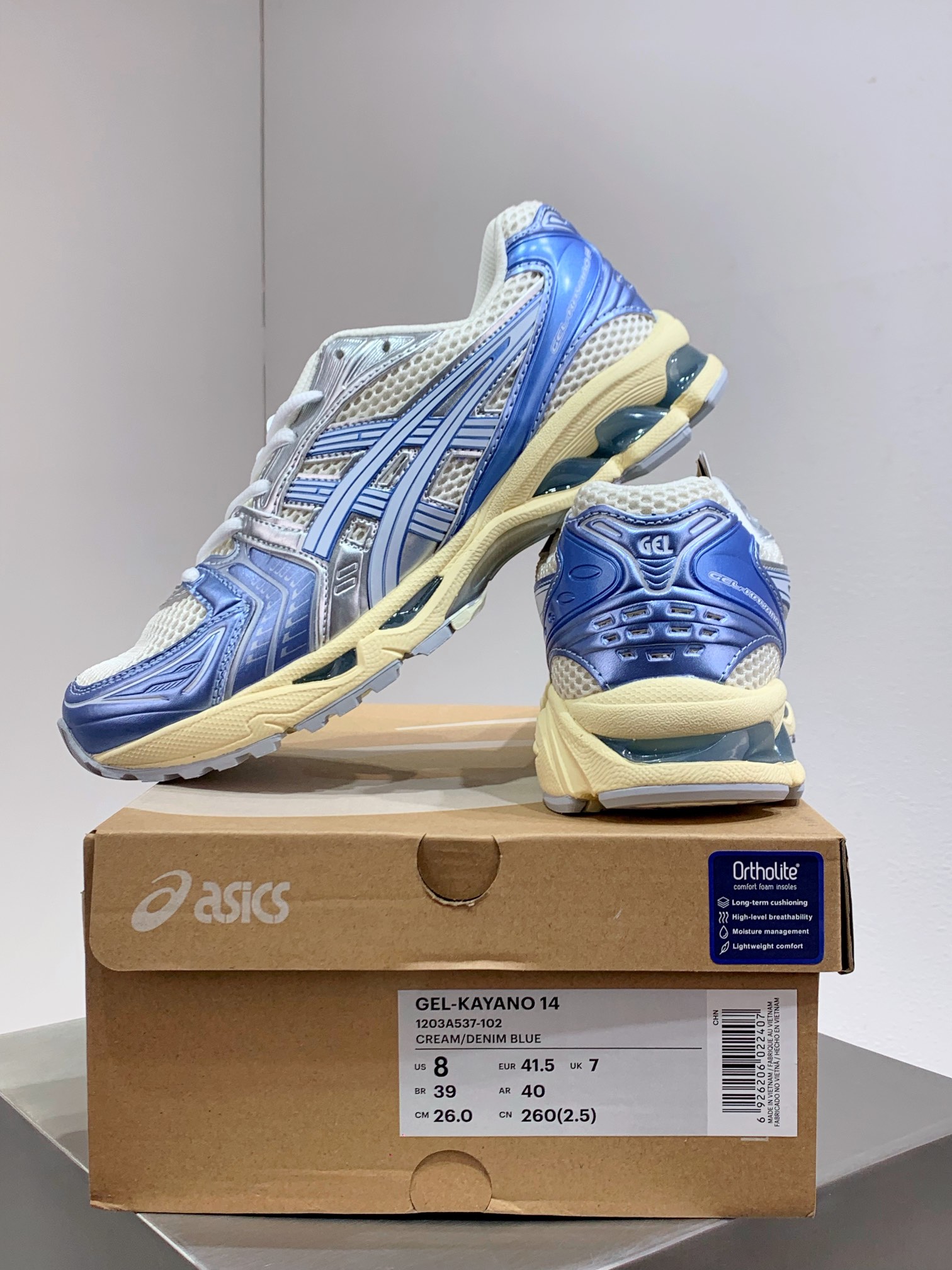 Asics Male Running Shoes Blue Breathable M-l-s