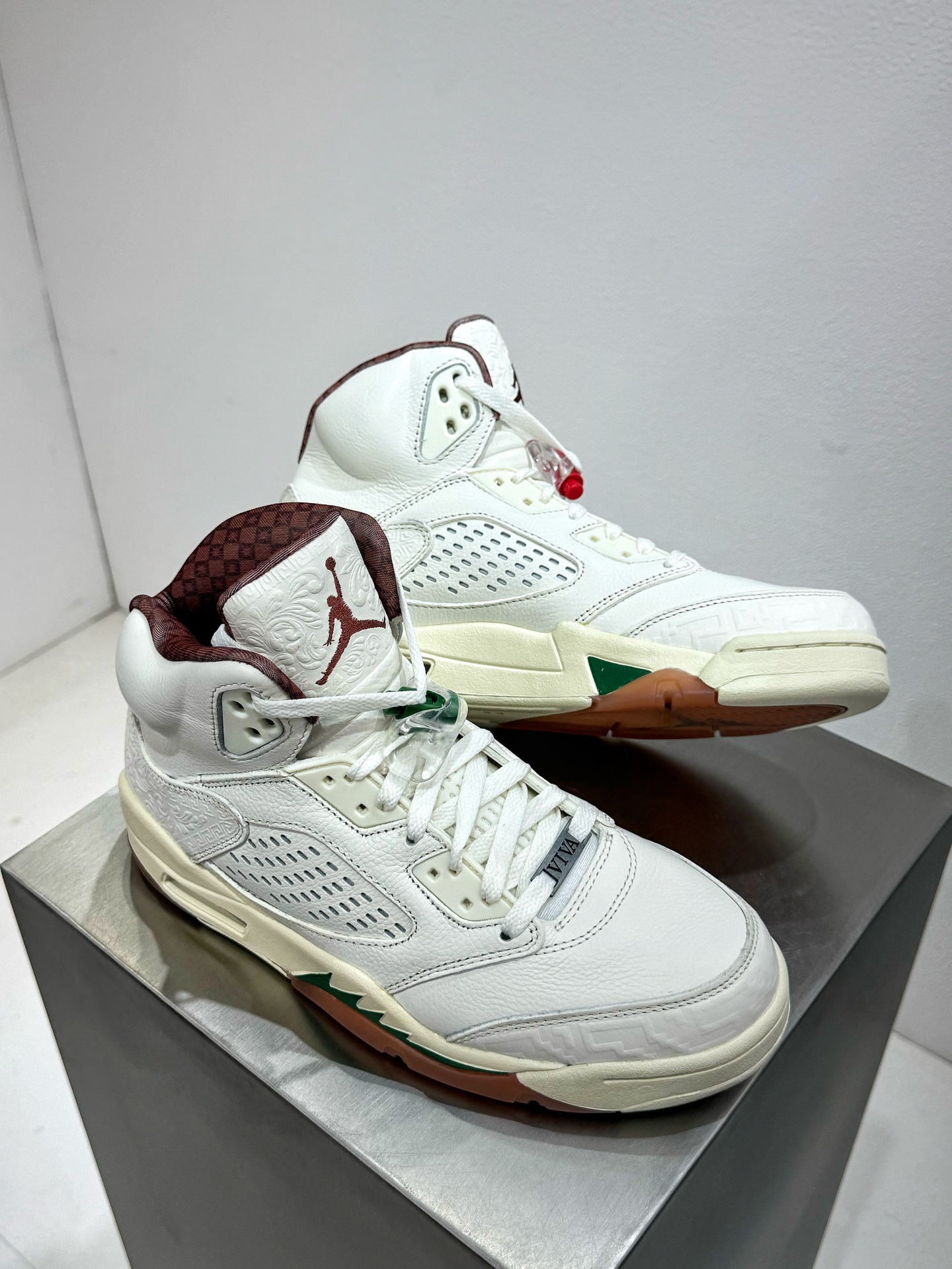 Jordan Nike Male Leather Shoes Cow Leather White M-l-s