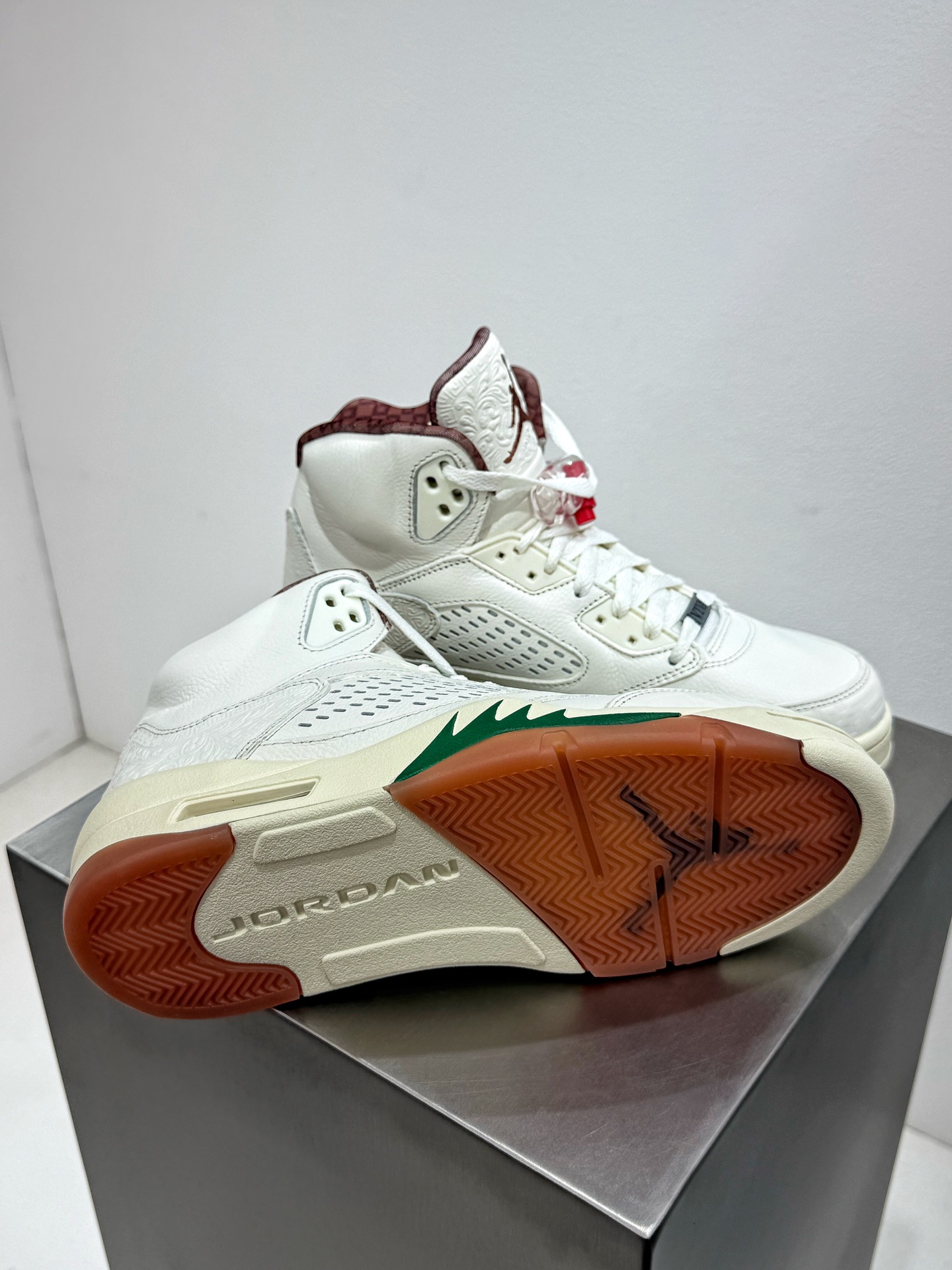 Jordan Nike Male Leather Shoes Cow Leather White M-l-s