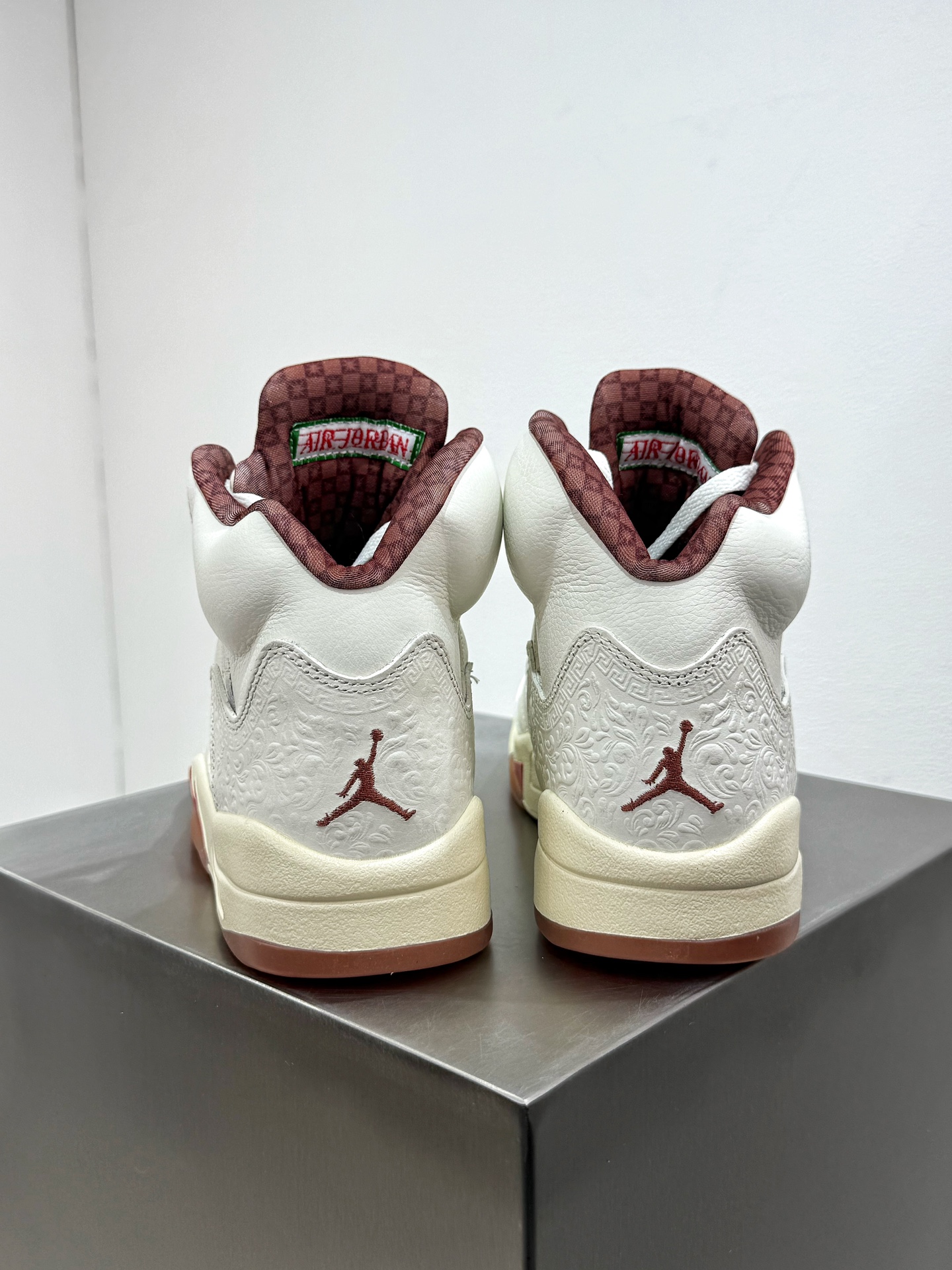 Jordan Nike Male Leather Shoes Cow Leather White M-l-s