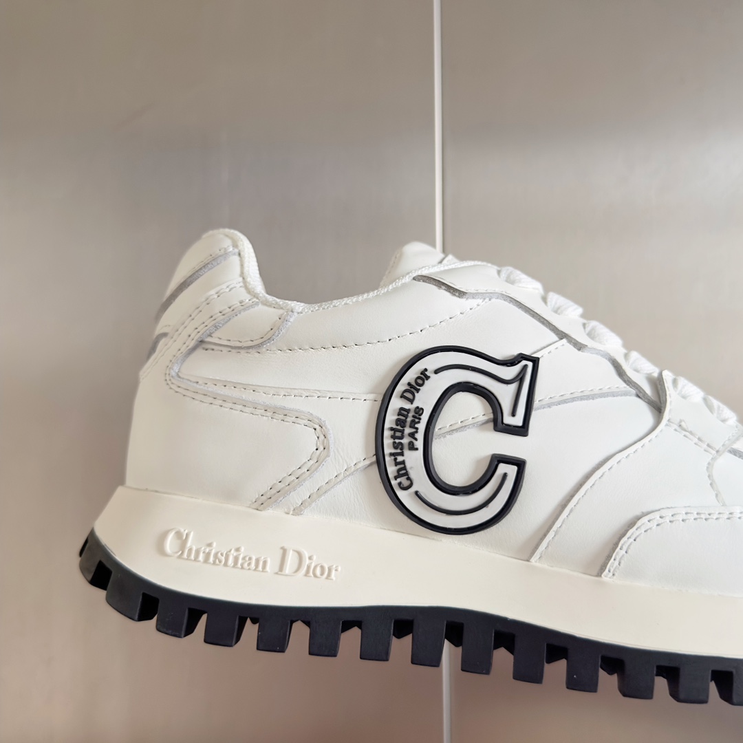 Dior Male Sneakers Black Breathable M-s
