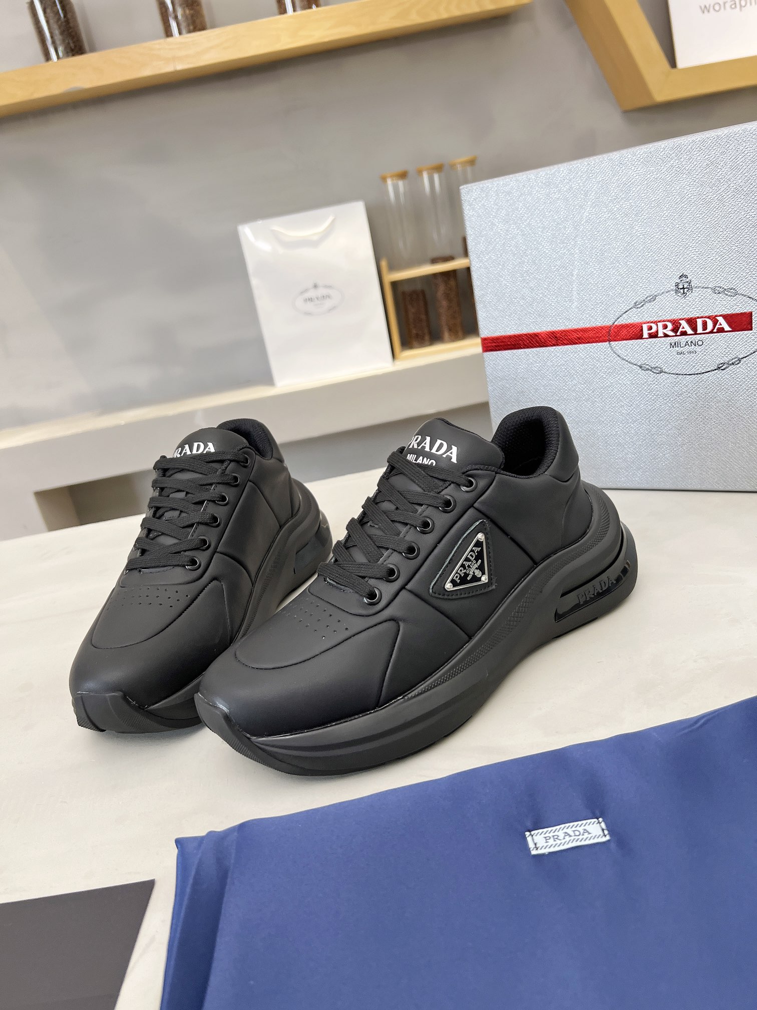 Prada Male Basic Shoes Mesh Breathable