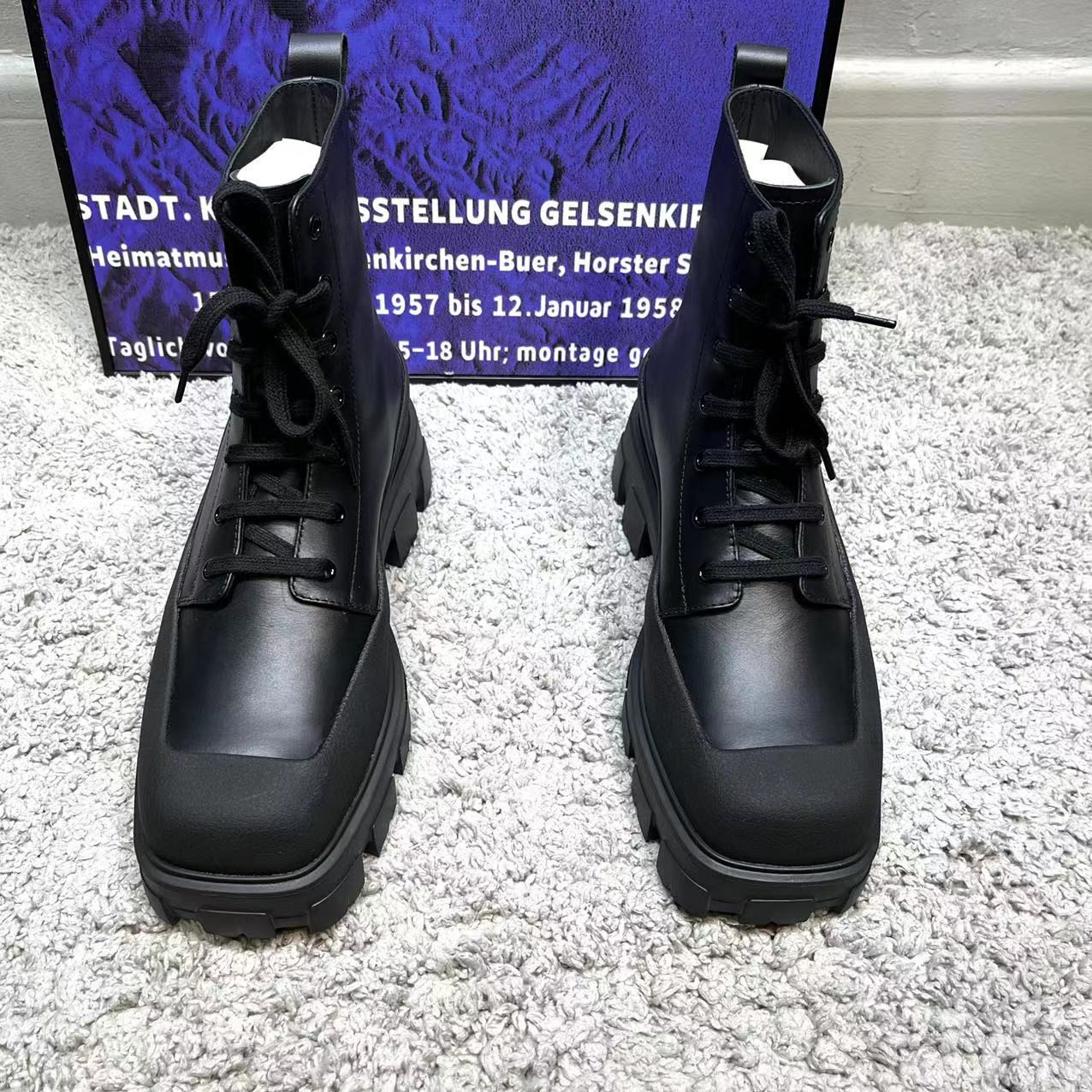 Prada Male Boots Cow Leather