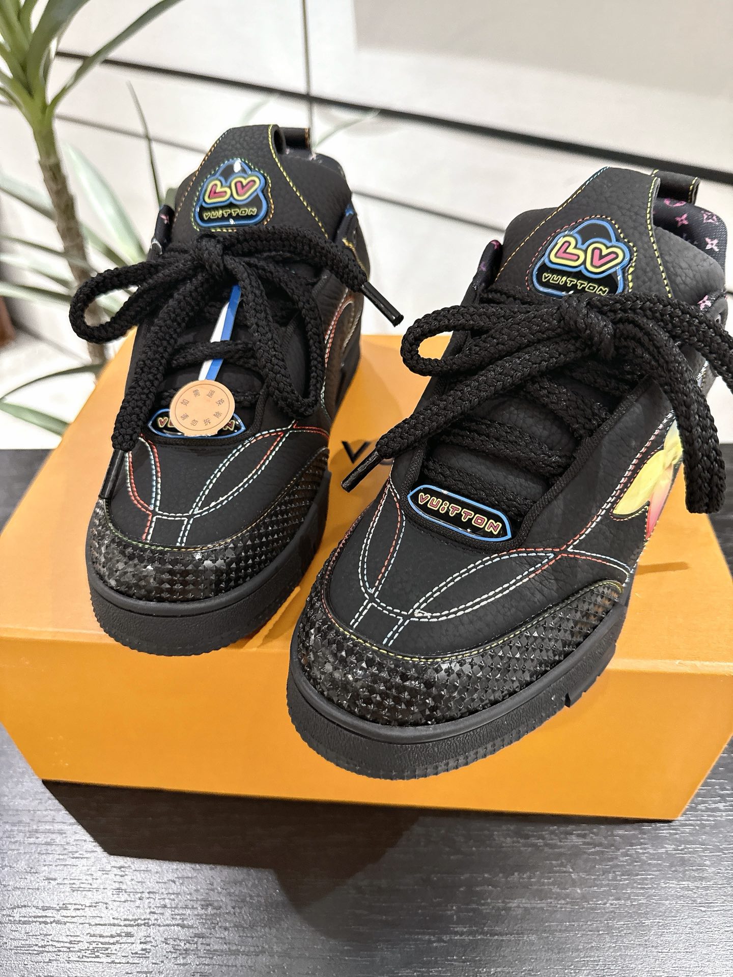 Louis Vuitton Male Sneakers Mesh M-l-s