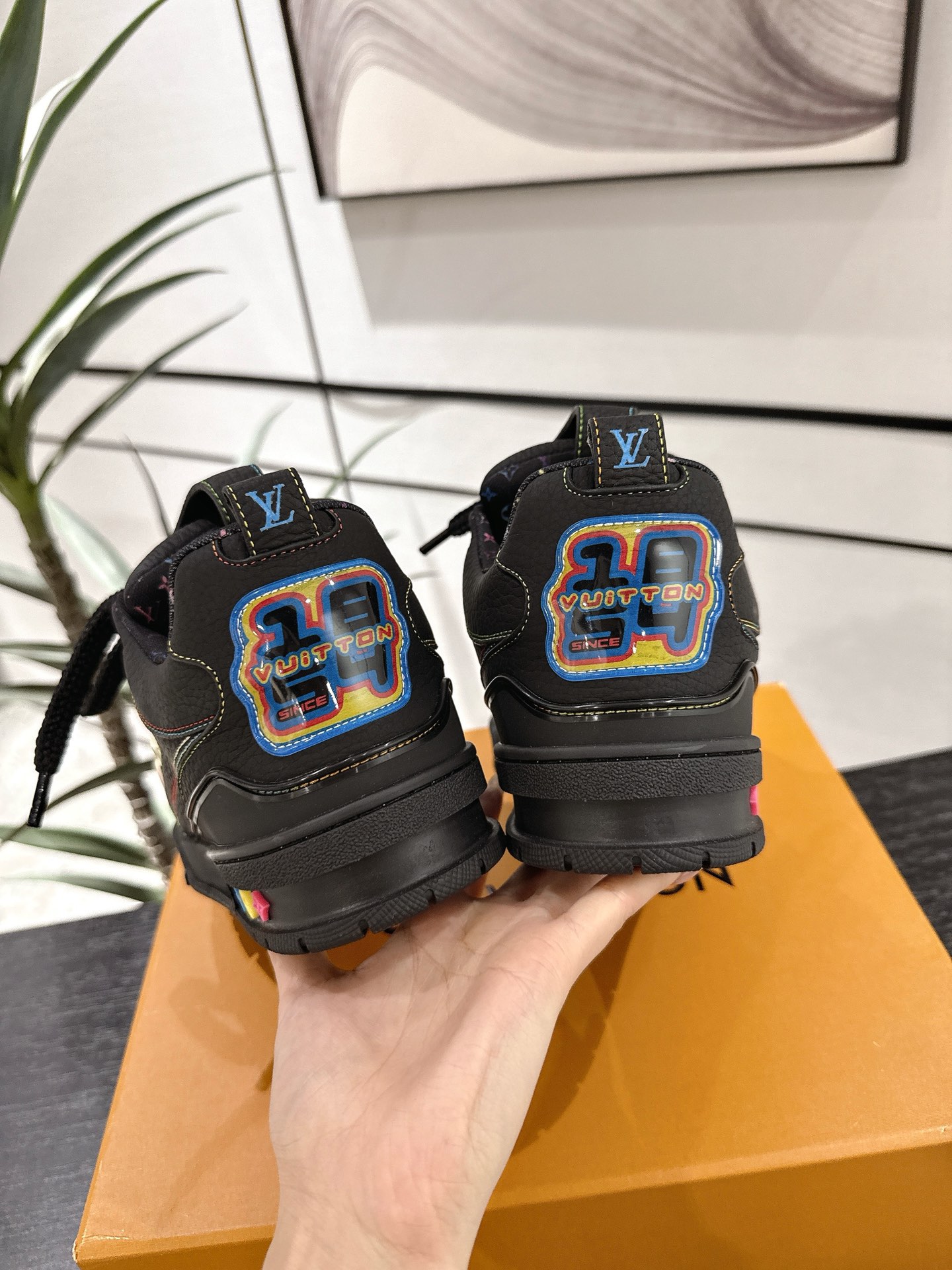 Louis Vuitton Male Sneakers Mesh M-l-s