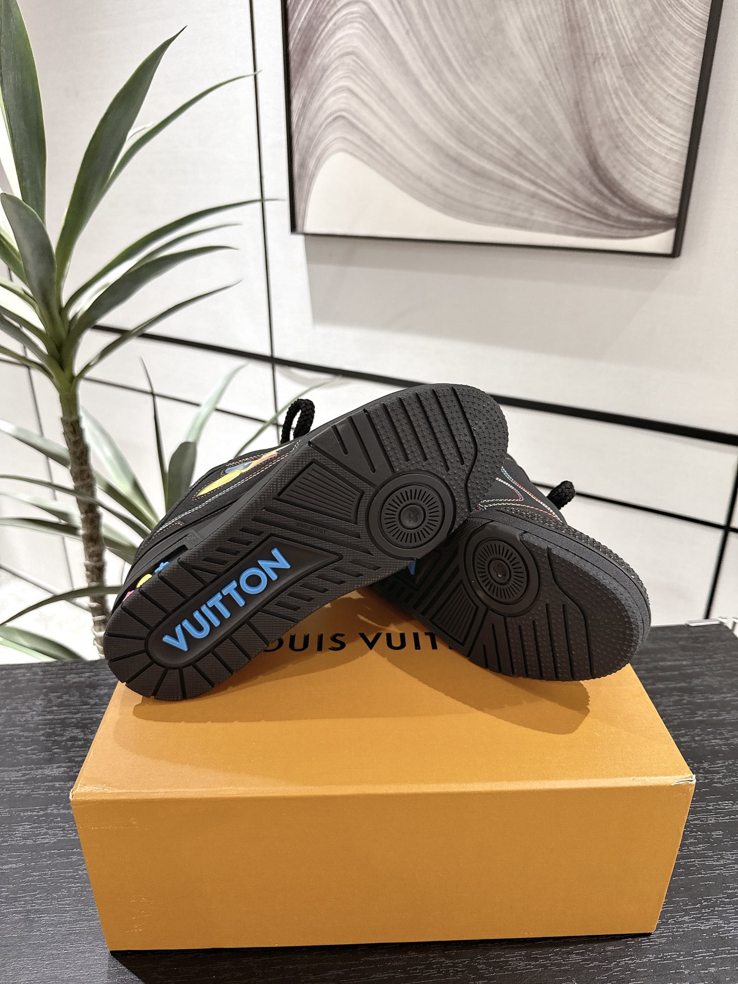 Louis Vuitton Male Sneakers Mesh M-l-s