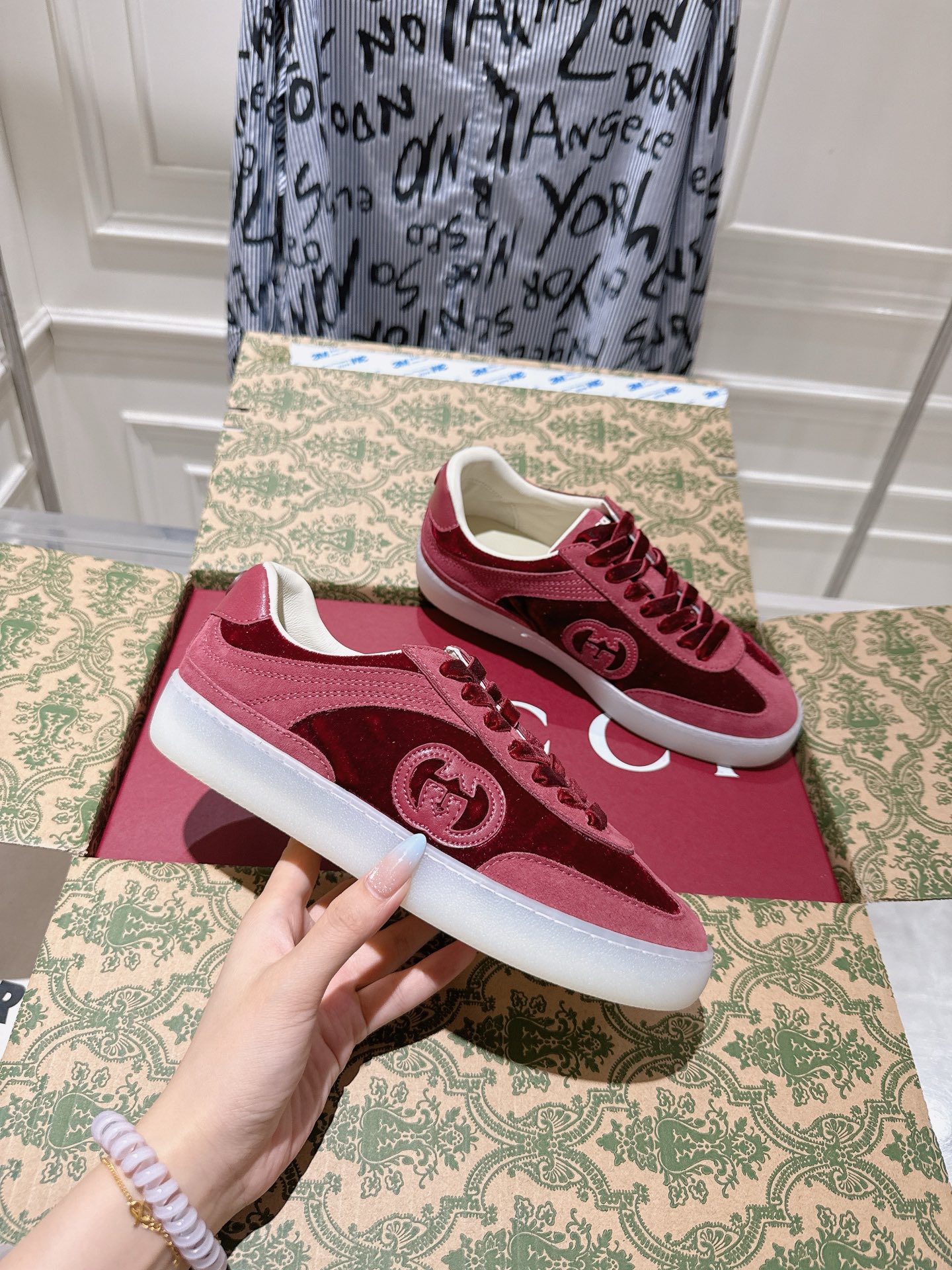 Sneakers Mesh Red