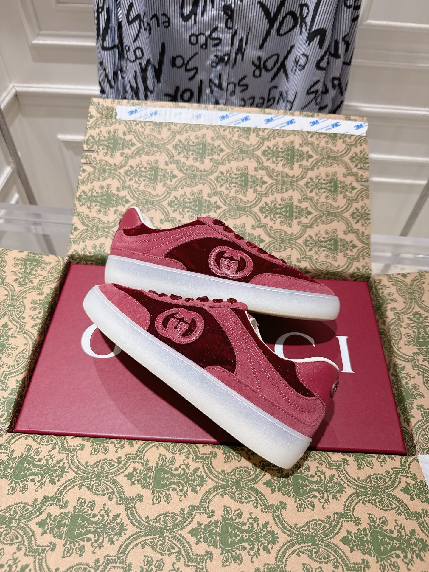 Sneakers Mesh Red