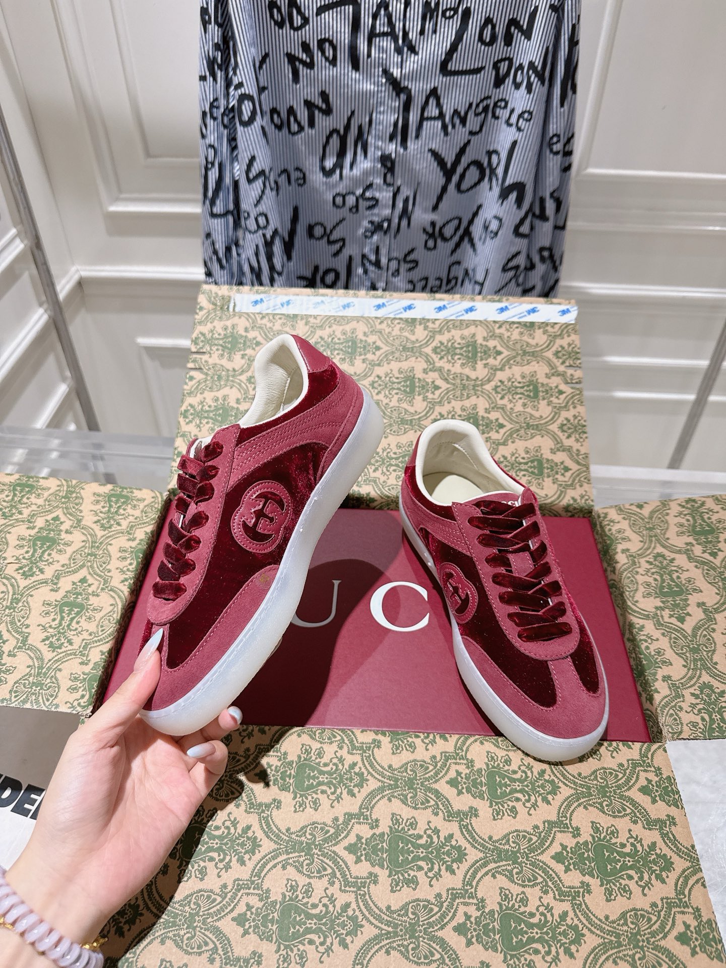Sneakers Mesh Red