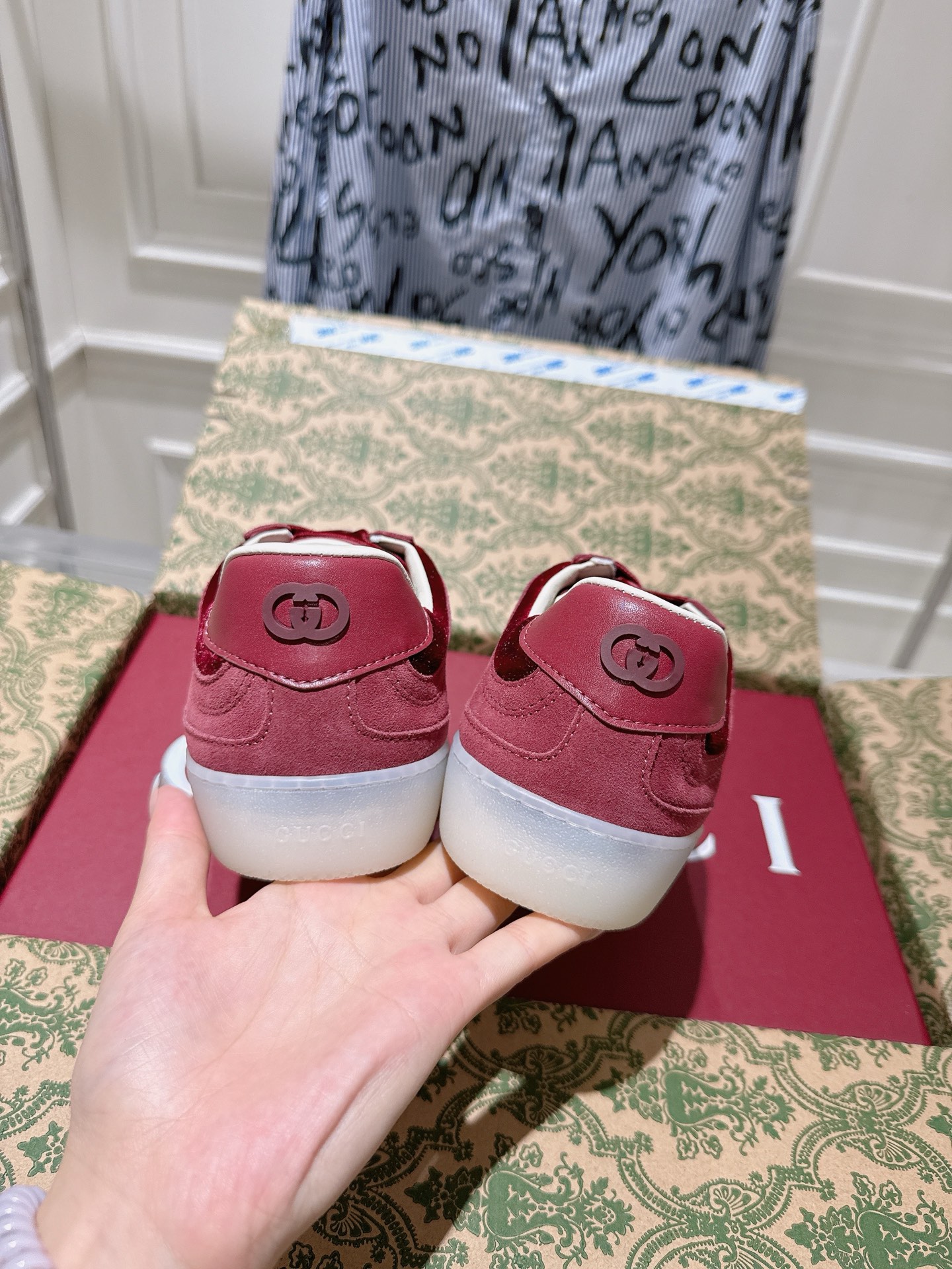 Sneakers Mesh Red