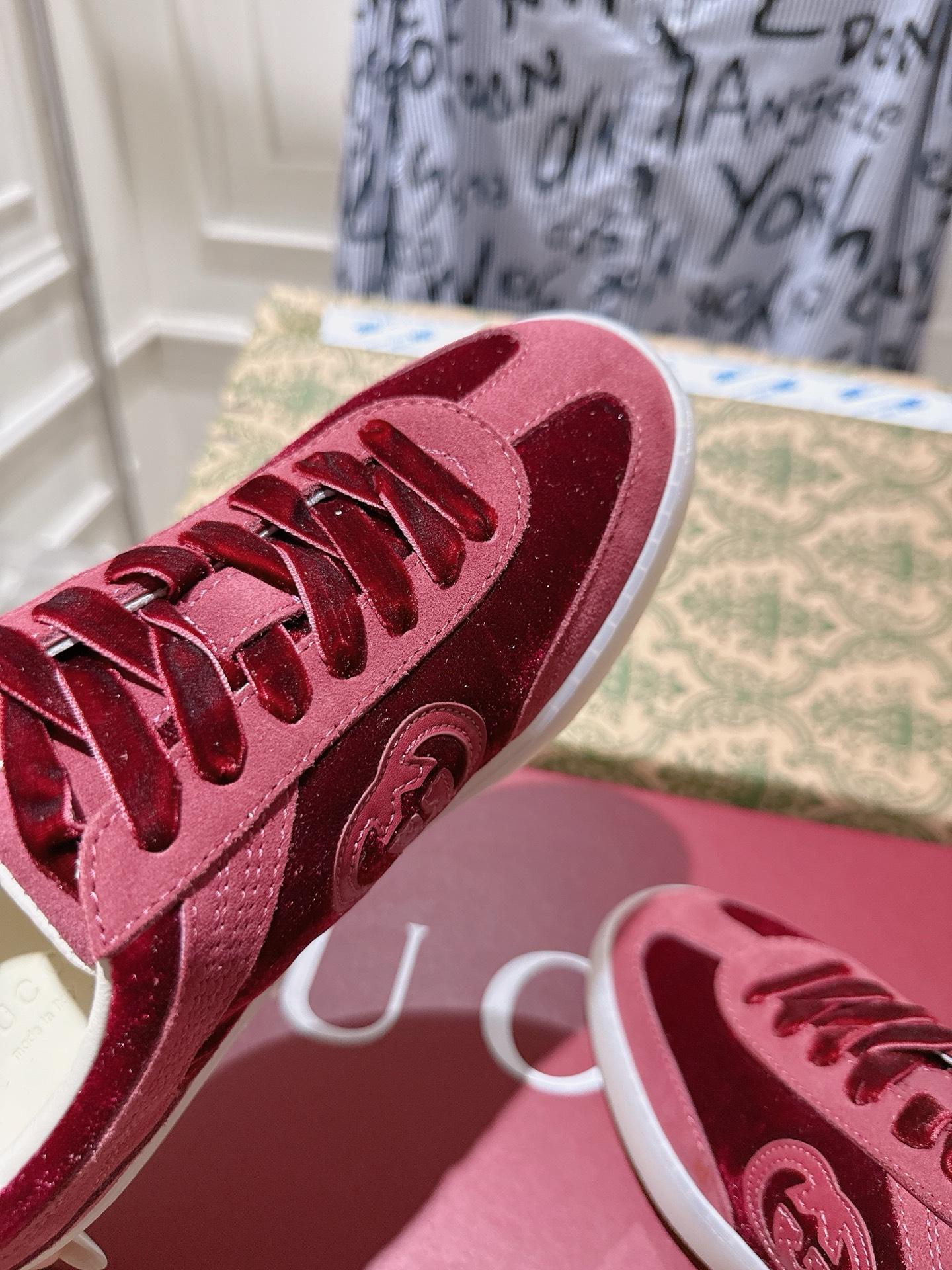 Sneakers Mesh Red
