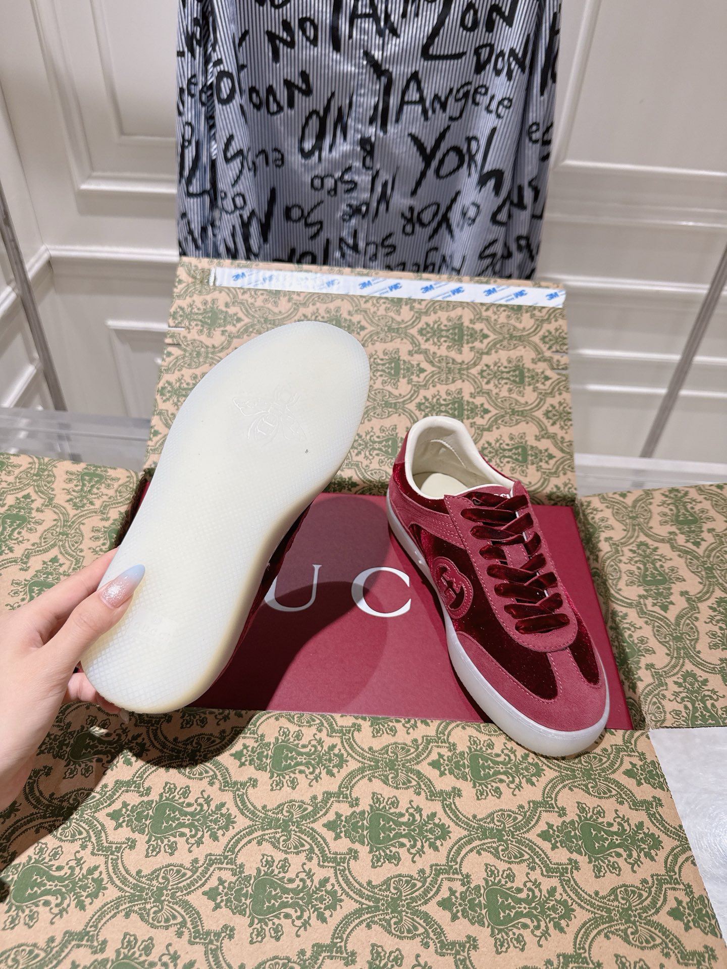 Sneakers Mesh Red