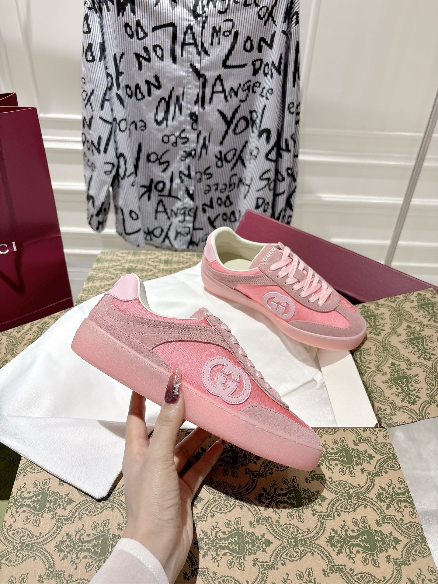 Sneakers Mesh Red