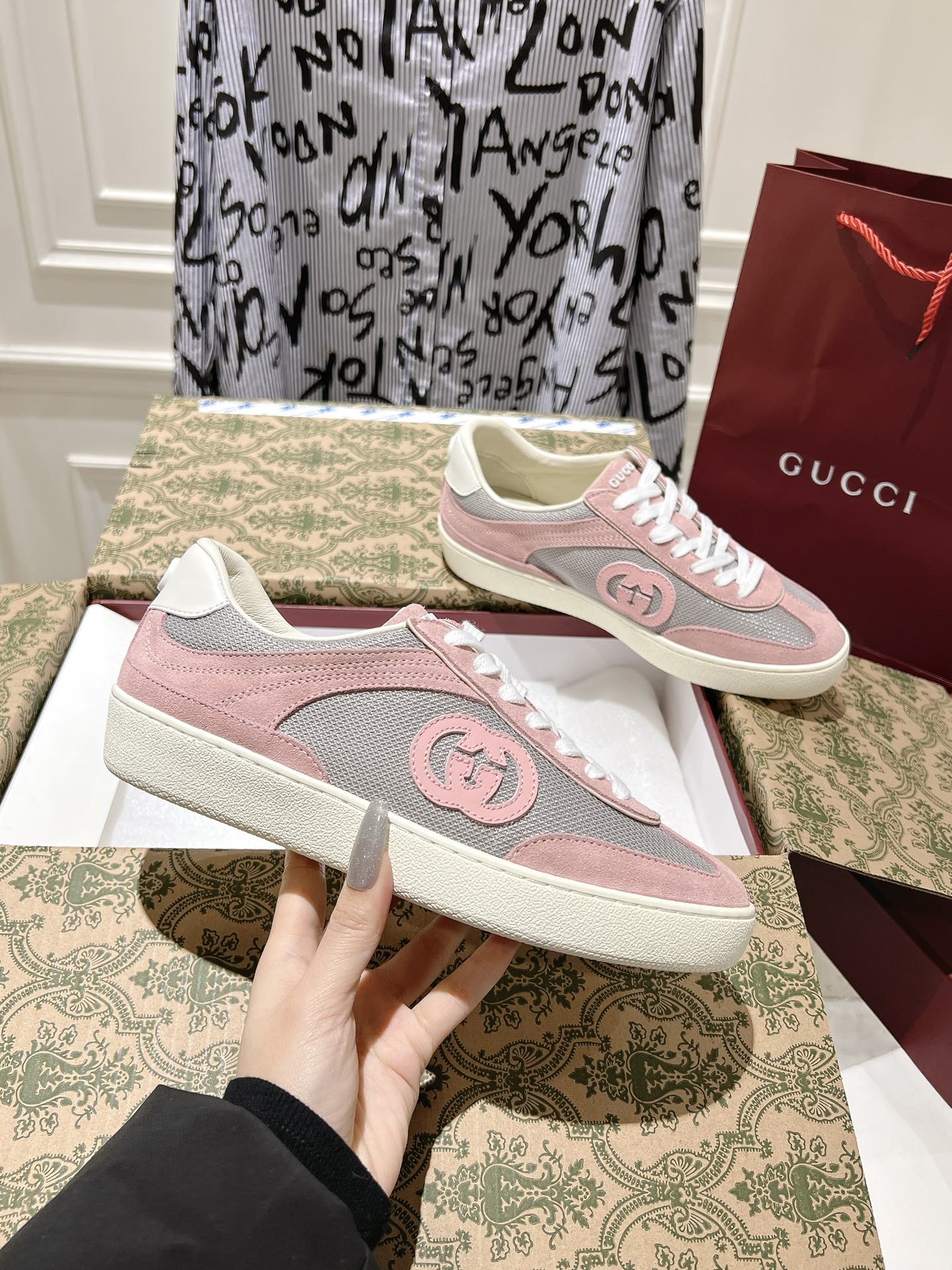 Sneakers Mesh Red