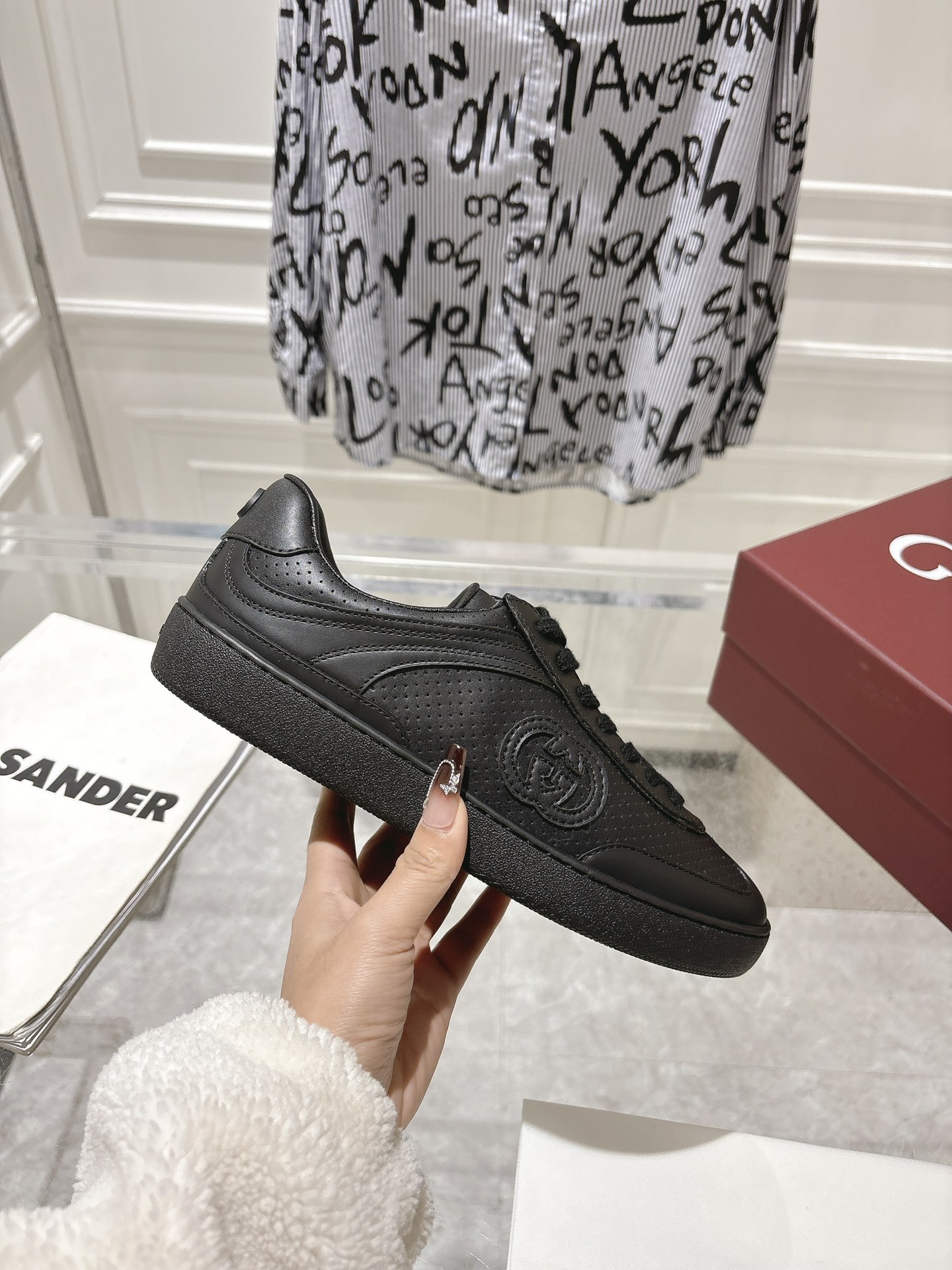 Sneakers Mesh Red