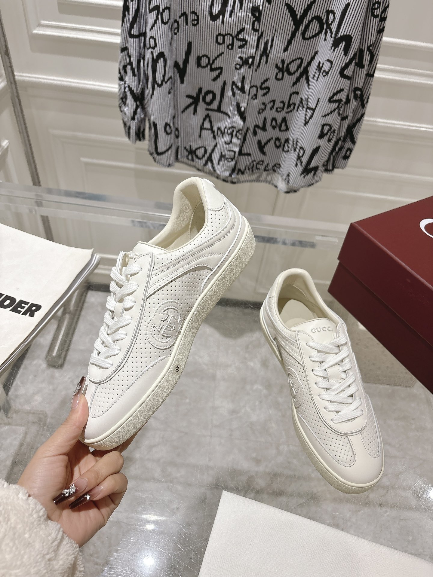 Sneakers Mesh Red