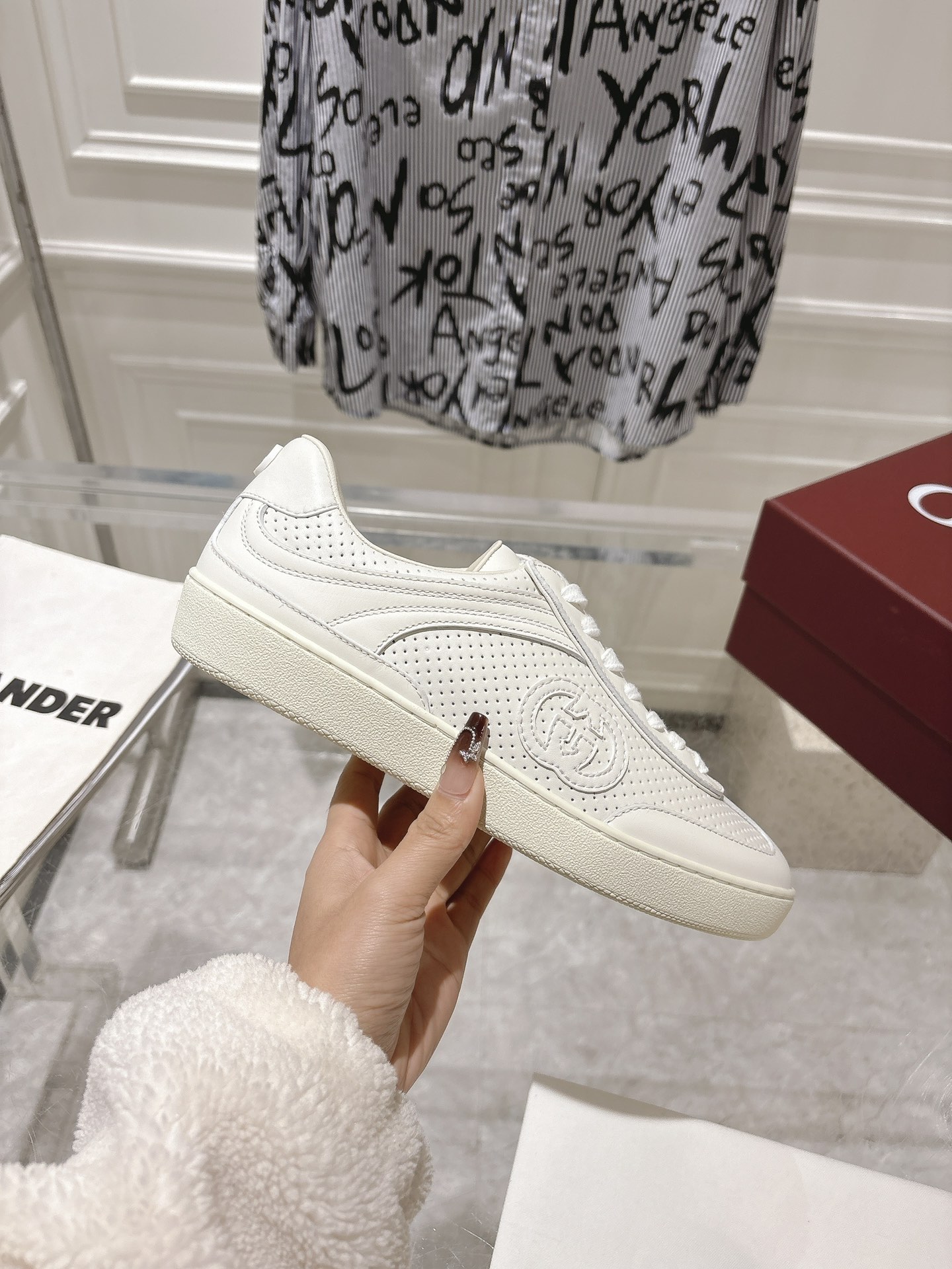 Sneakers Mesh Red