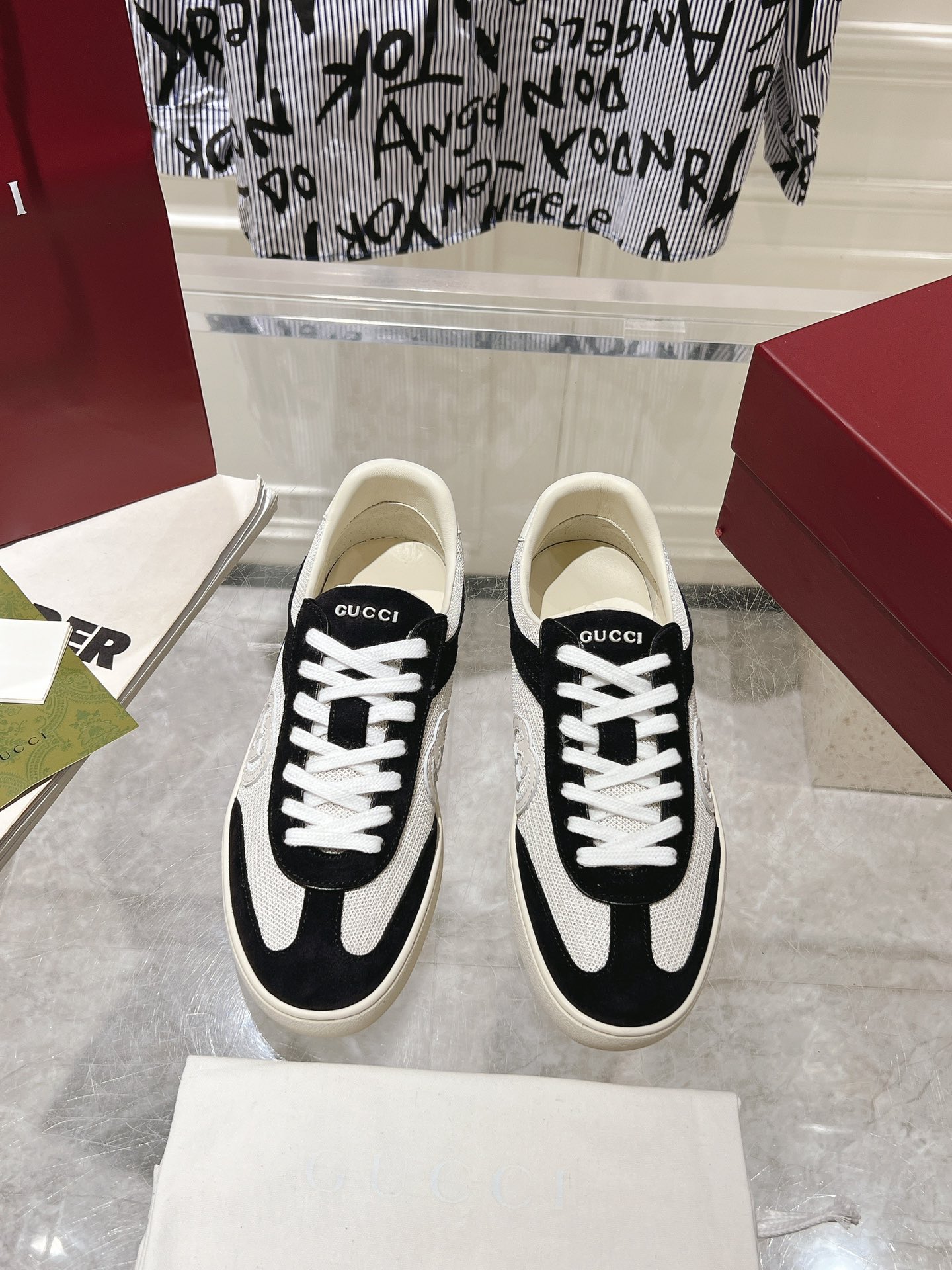 Sneakers Mesh Red