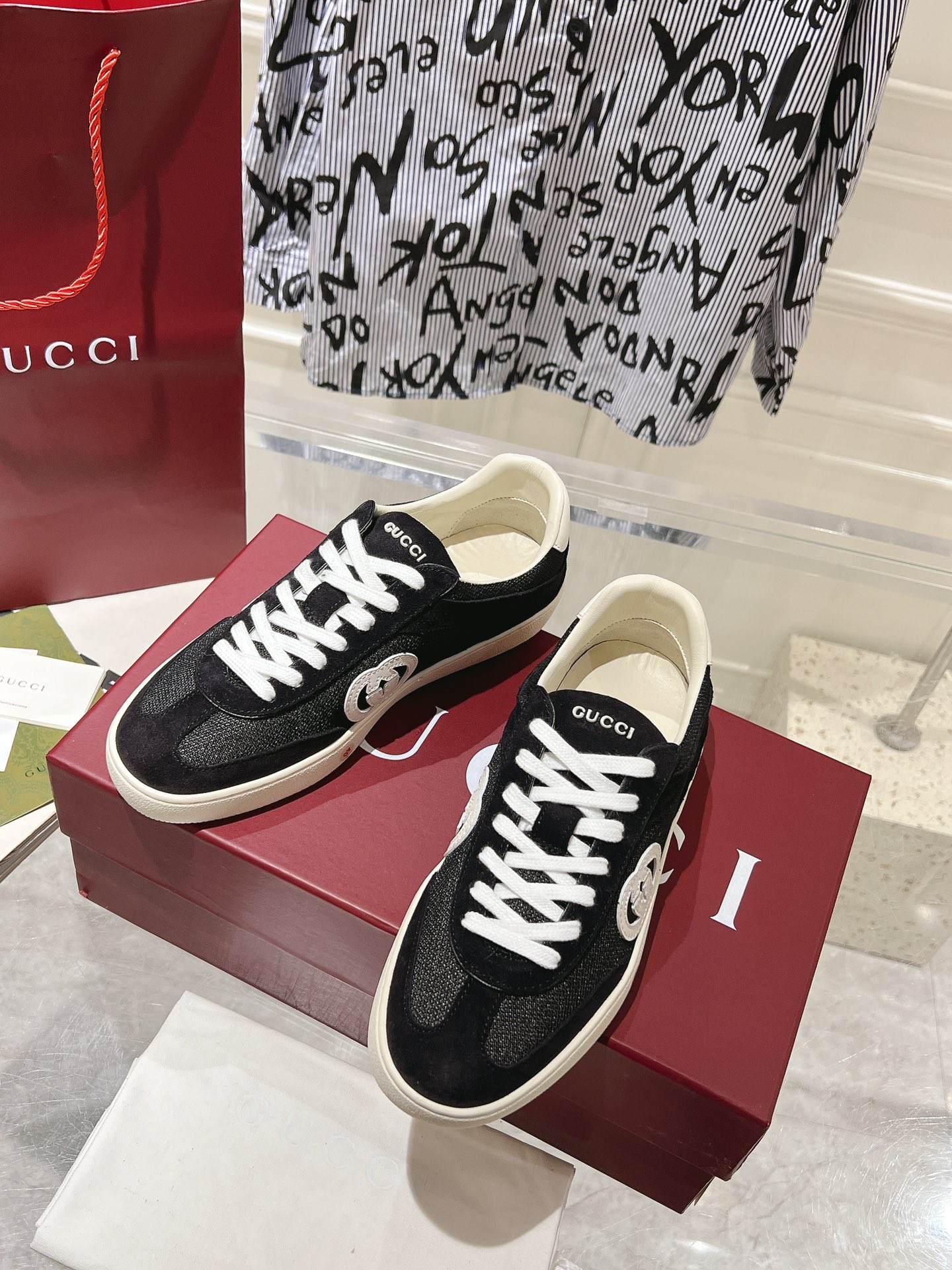 Sneakers Mesh Red
