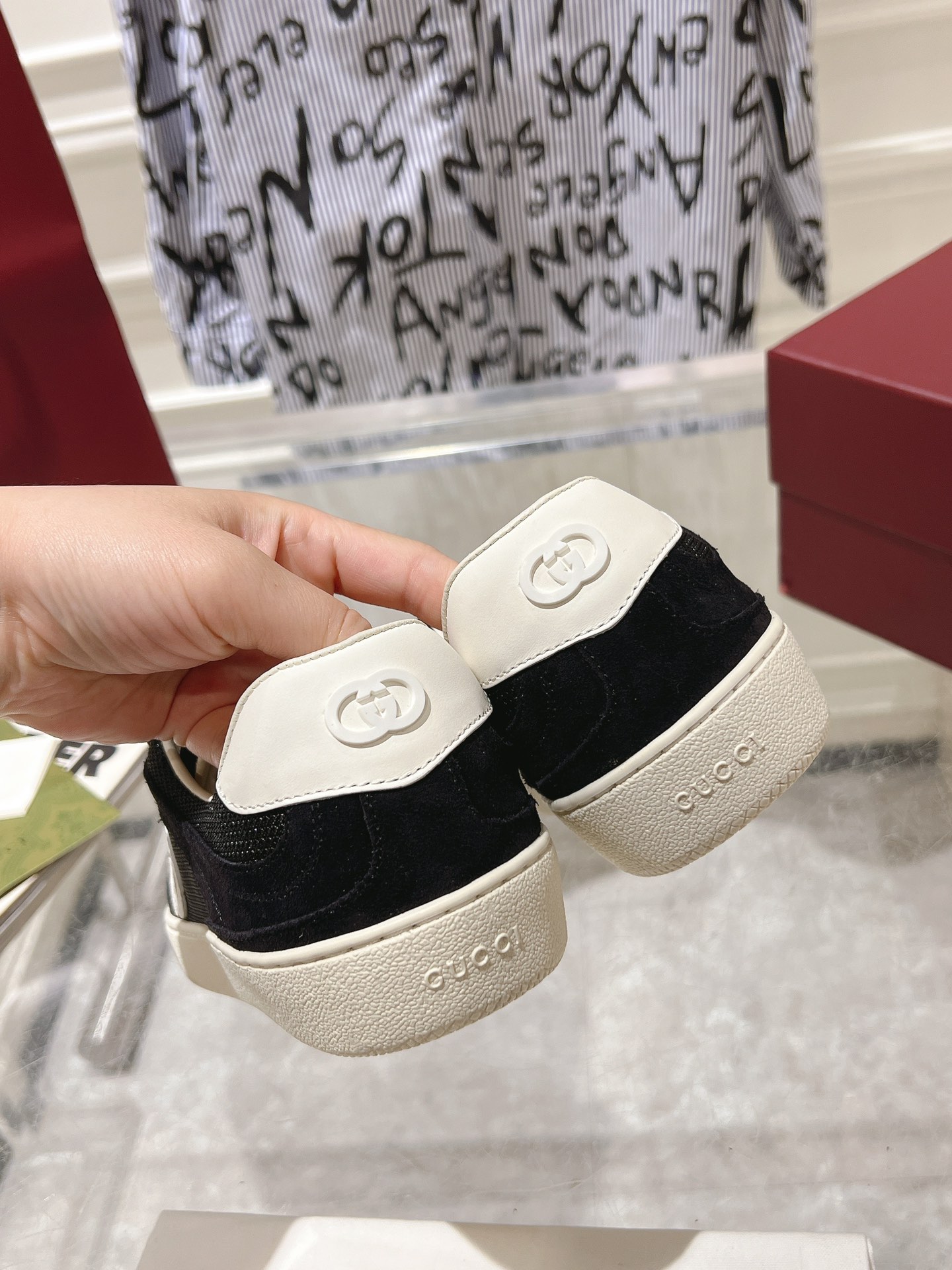 Sneakers Mesh Red