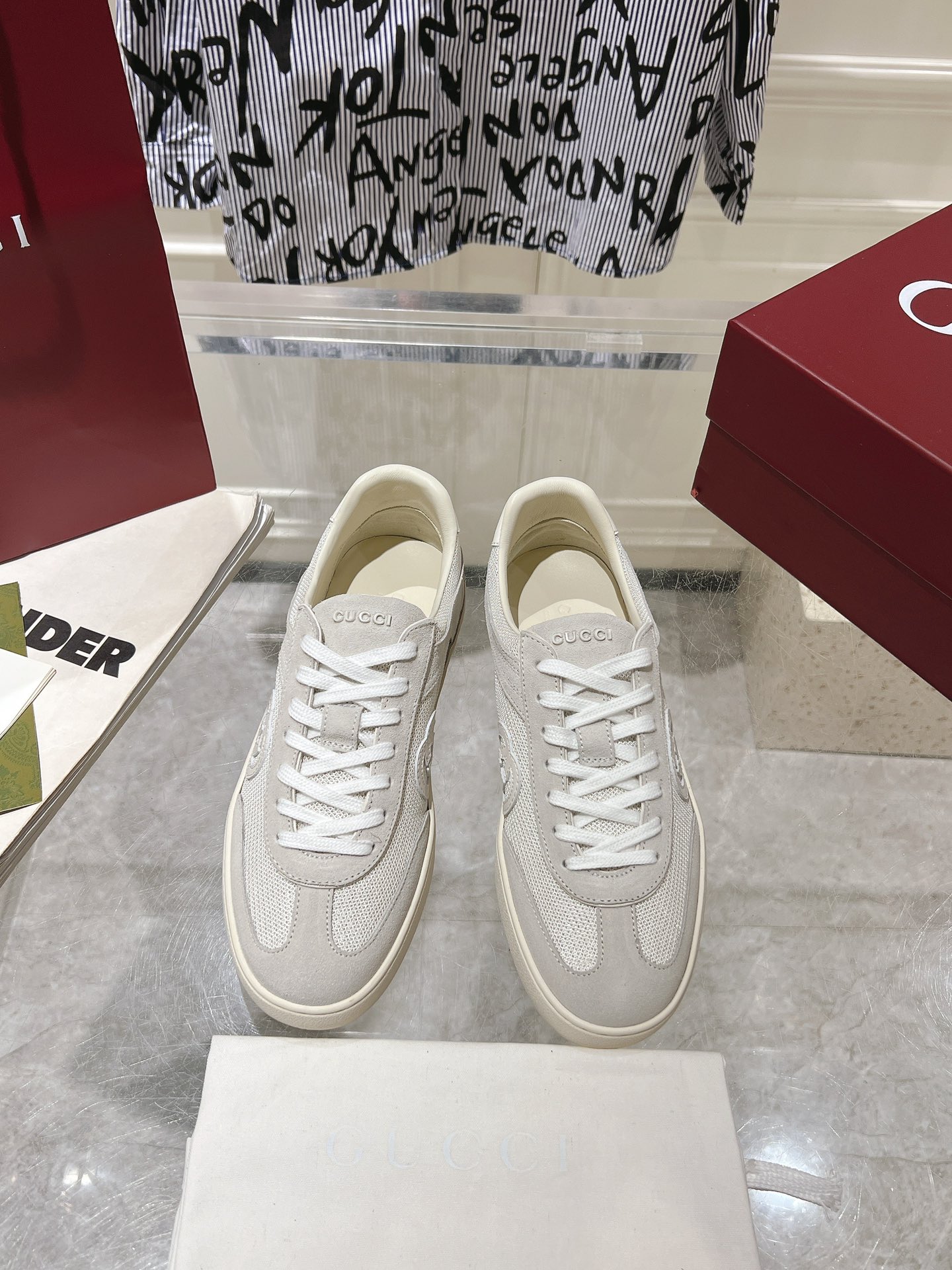 Sneakers Mesh Red