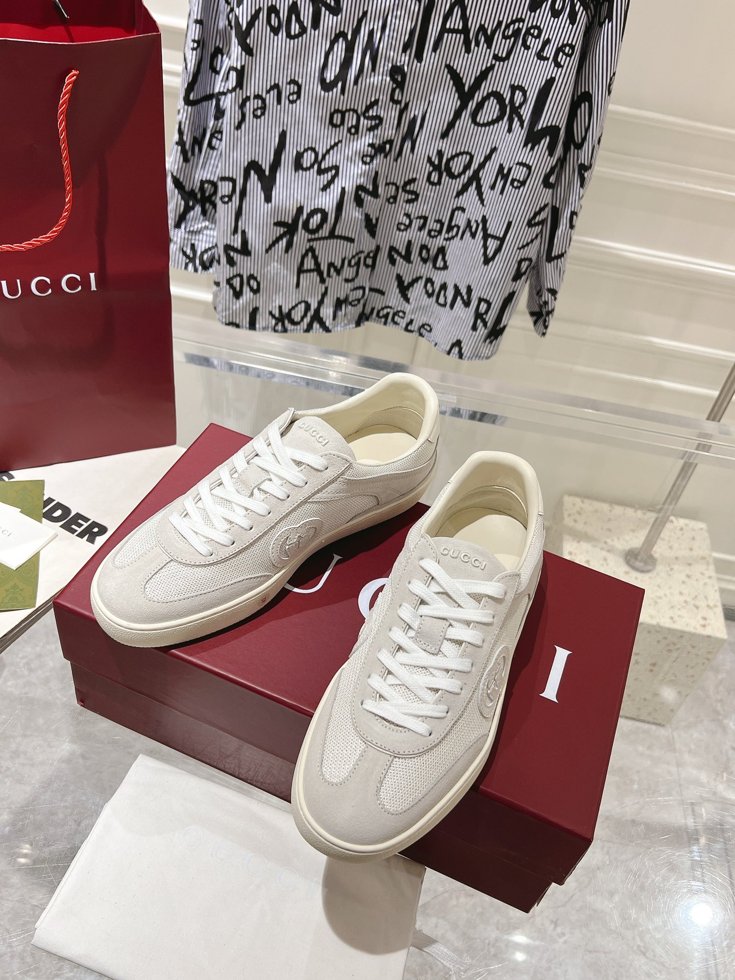 Sneakers Mesh Red