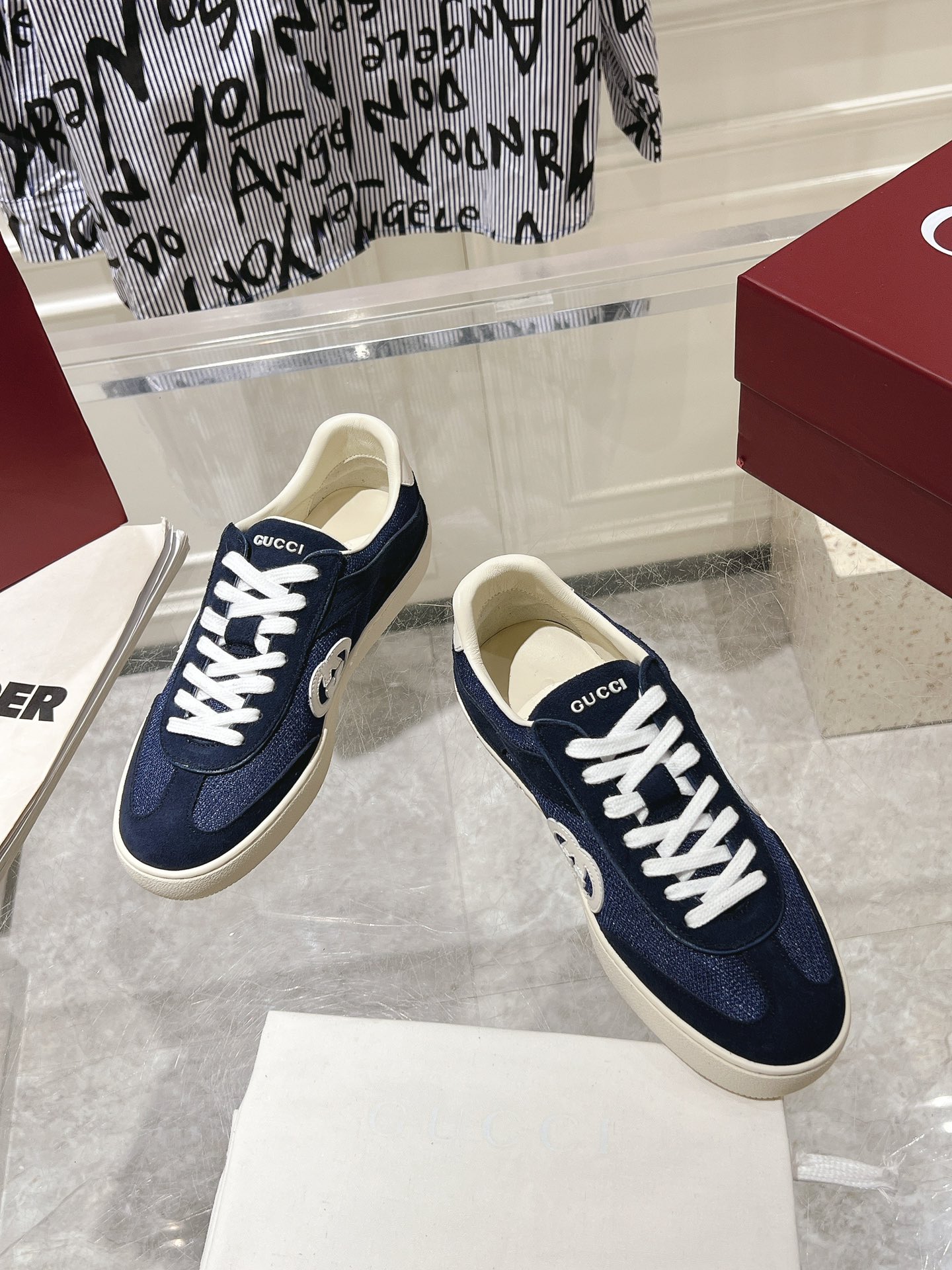 Sneakers Mesh Red
