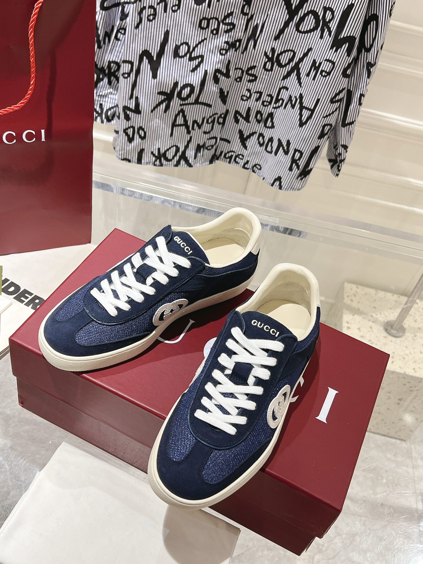 Sneakers Mesh Red