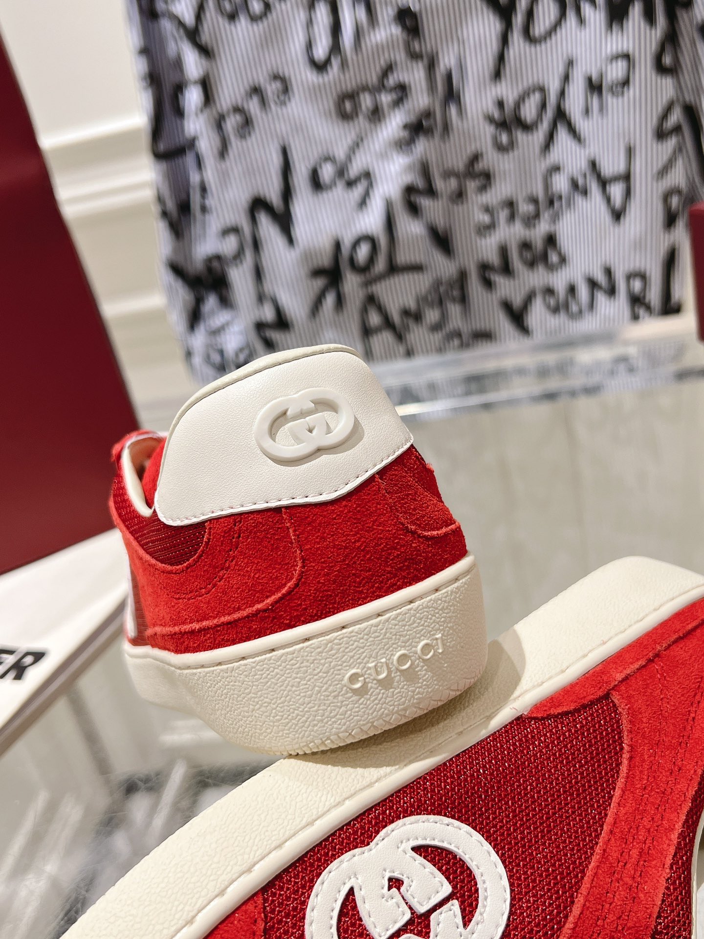 Sneakers Mesh Red