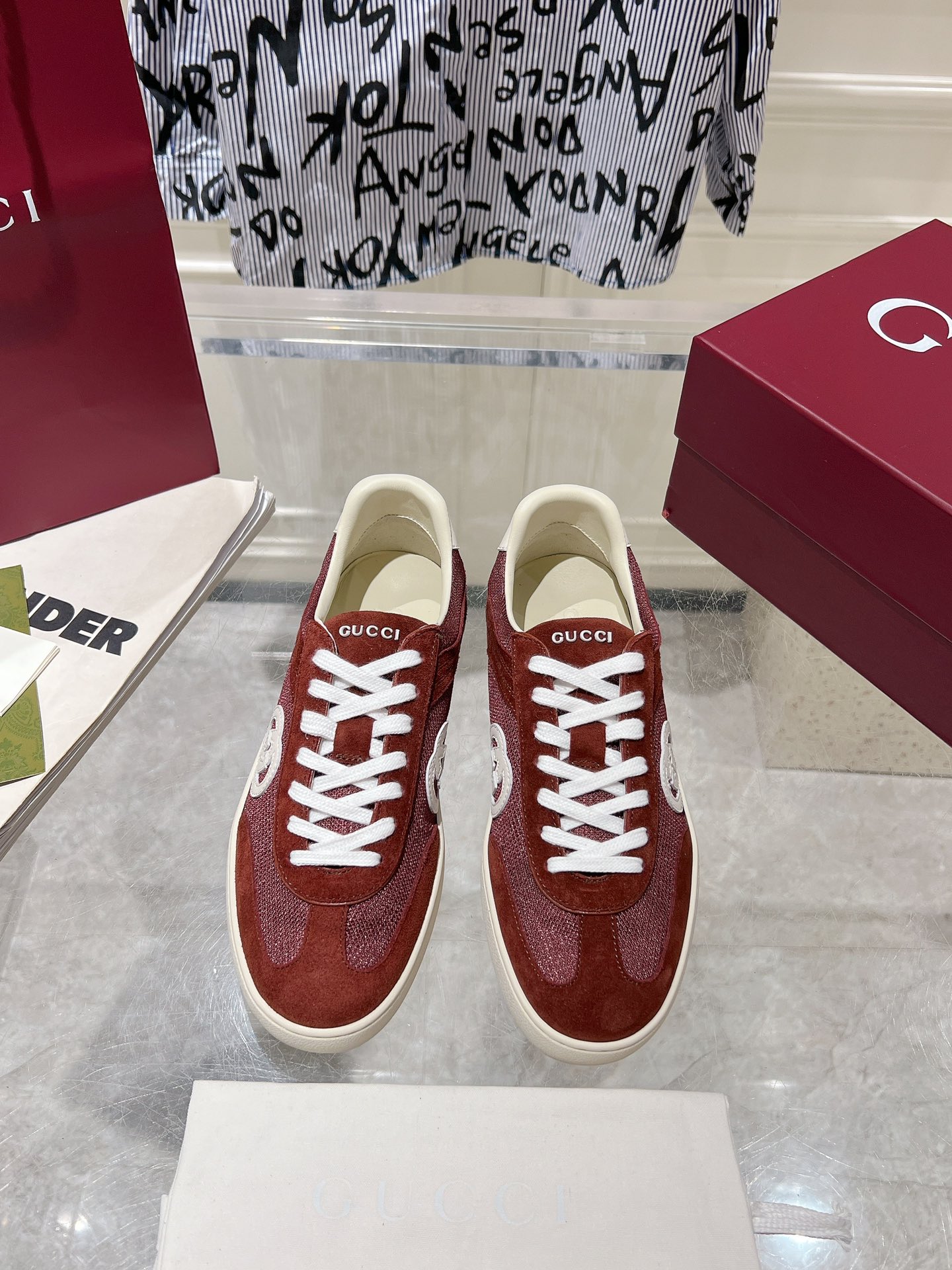Sneakers Mesh Red