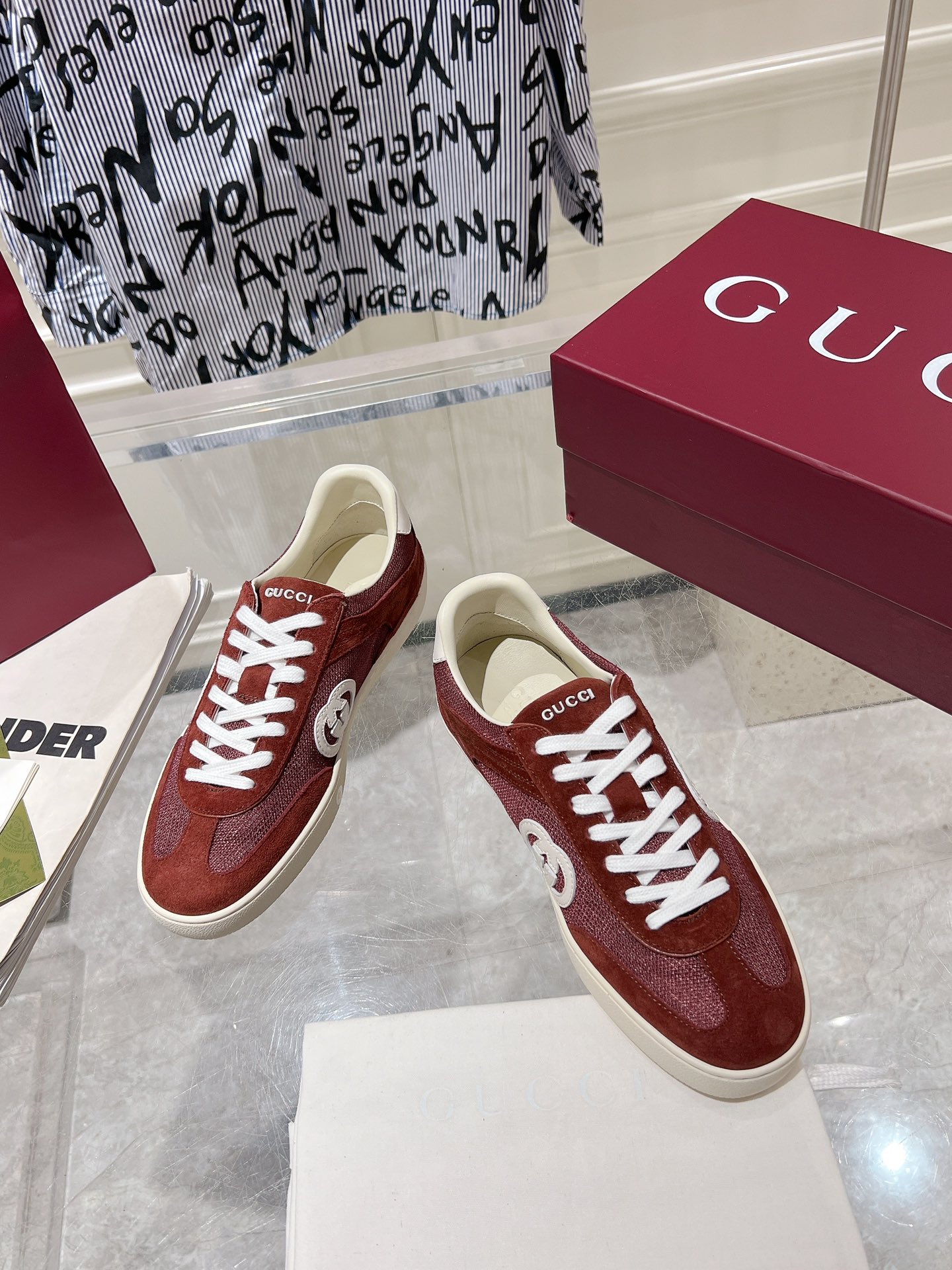 Sneakers Mesh Red