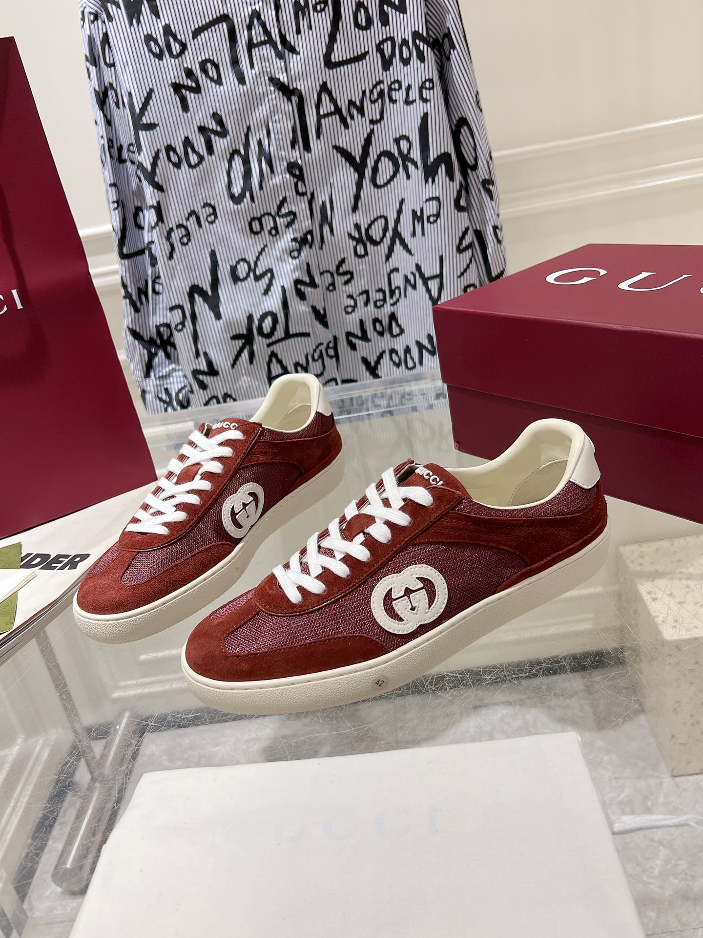 Sneakers Mesh Red