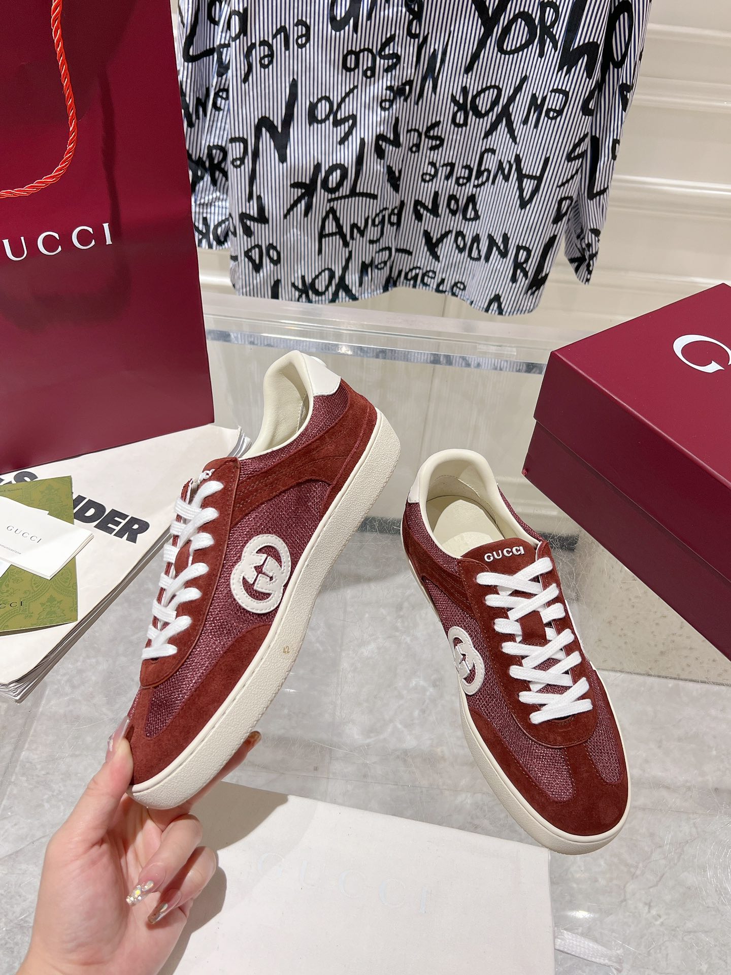 Sneakers Mesh Red
